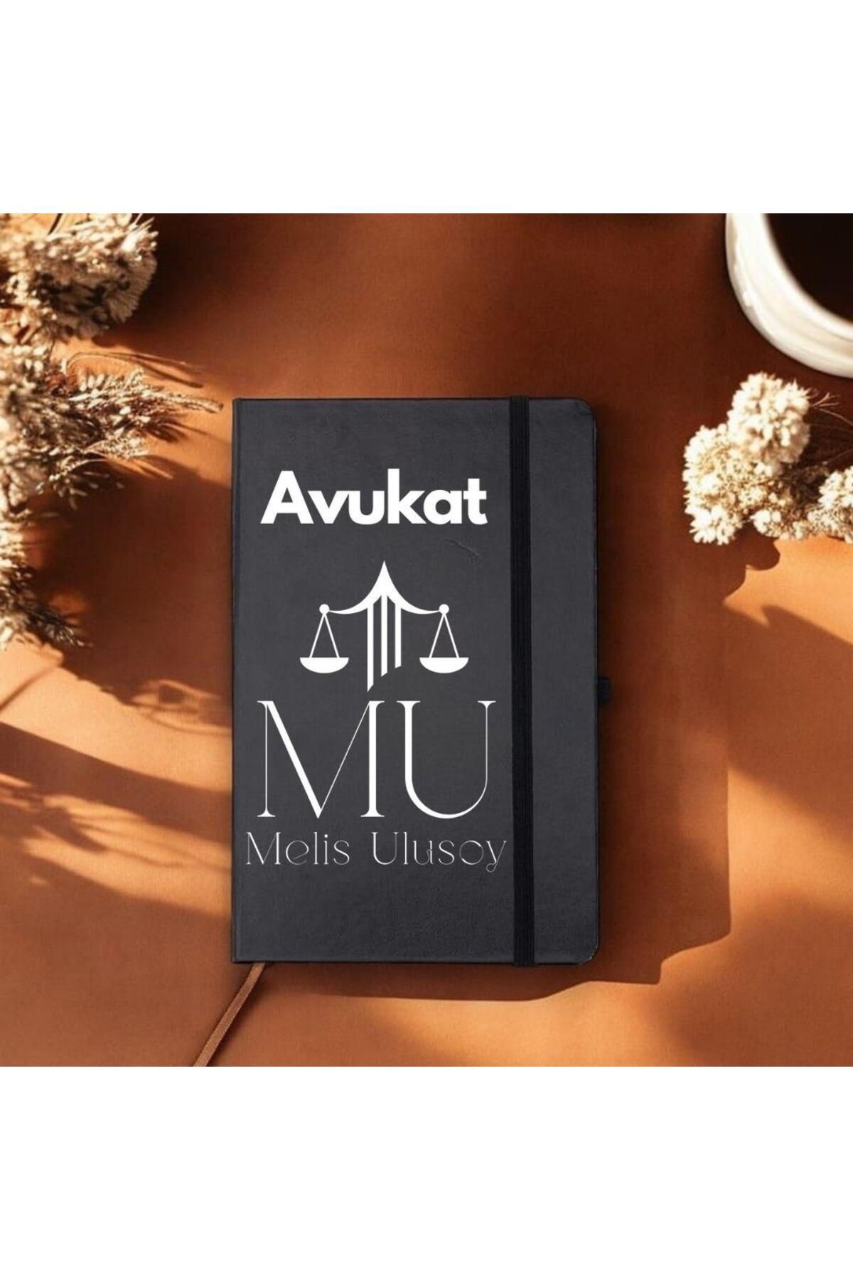 Hediye Vakti Avukatlara Özel İsim Yazılı Tasarımlı Defter