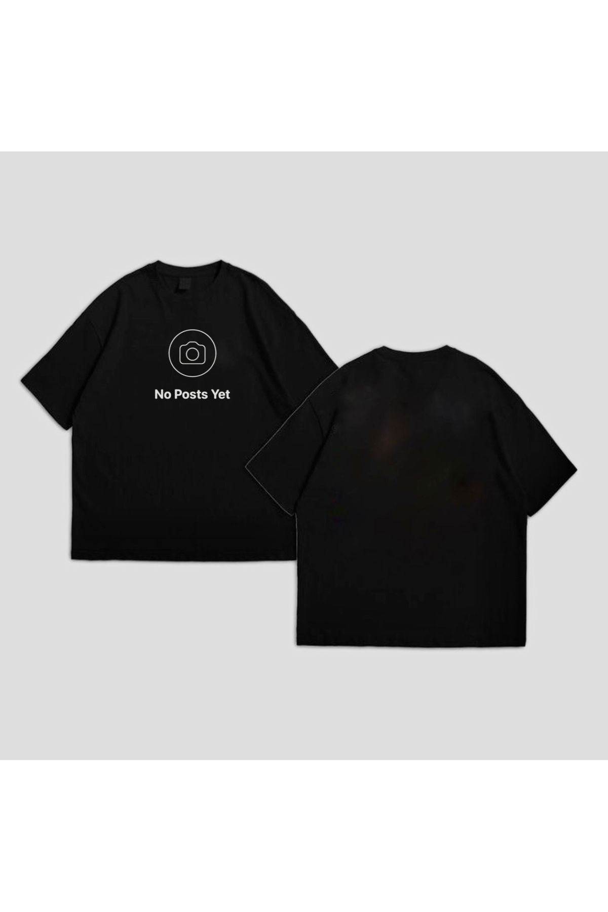 RPT MODA OVERSIZE RAHAT KALIP NO POSTS BASKILI YÜKSEK KALİTE KUMAŞ ERKEK T-SHIRT