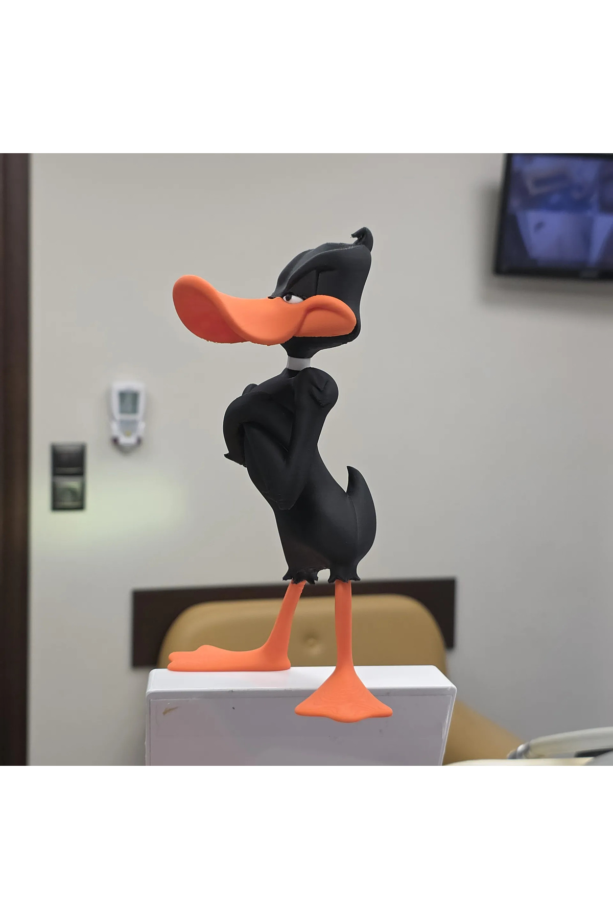 Daffy Duck Fanfigur, 21 cm, 3D-Druck, dekorative Charakterfigur, Sammlerstück, Geschenk