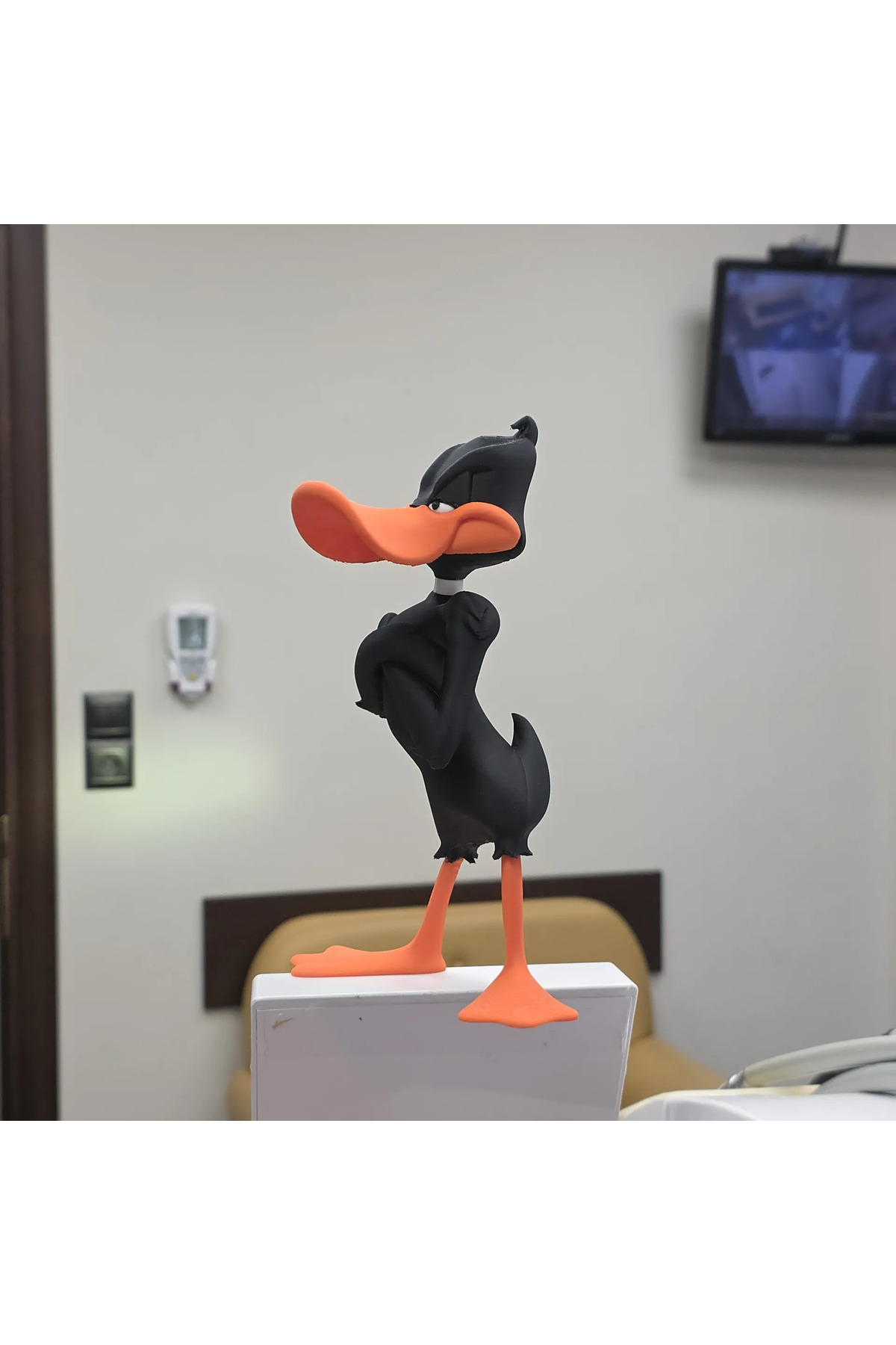 Daffy Duck Fanfigur, 21 cm, 3D-Druck, dekorative Charakterfigur, Sammlerstück, Geschenk