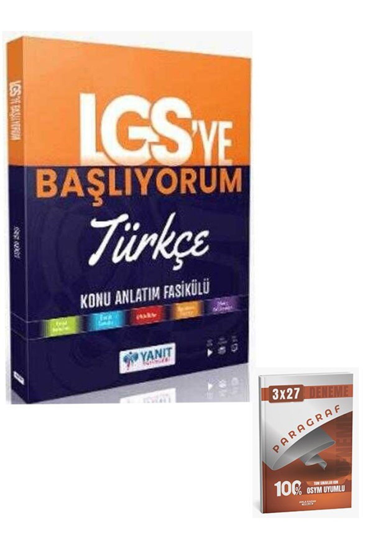 Anla Kazan Yayınları Yanıt 2026 LGS` ye Başlıyorum Türkçe Anlatım Fasikülü+Anla Kazan Paragraf