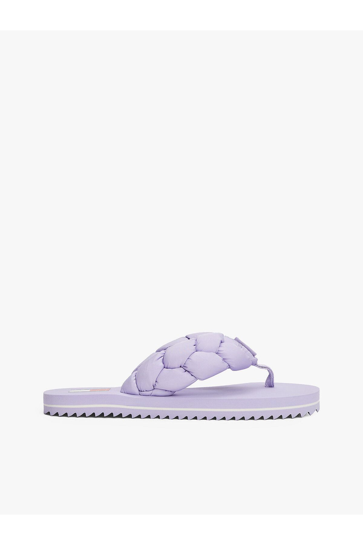 Tommy Hilfiger Braided Strap Serrated Flip-Flops