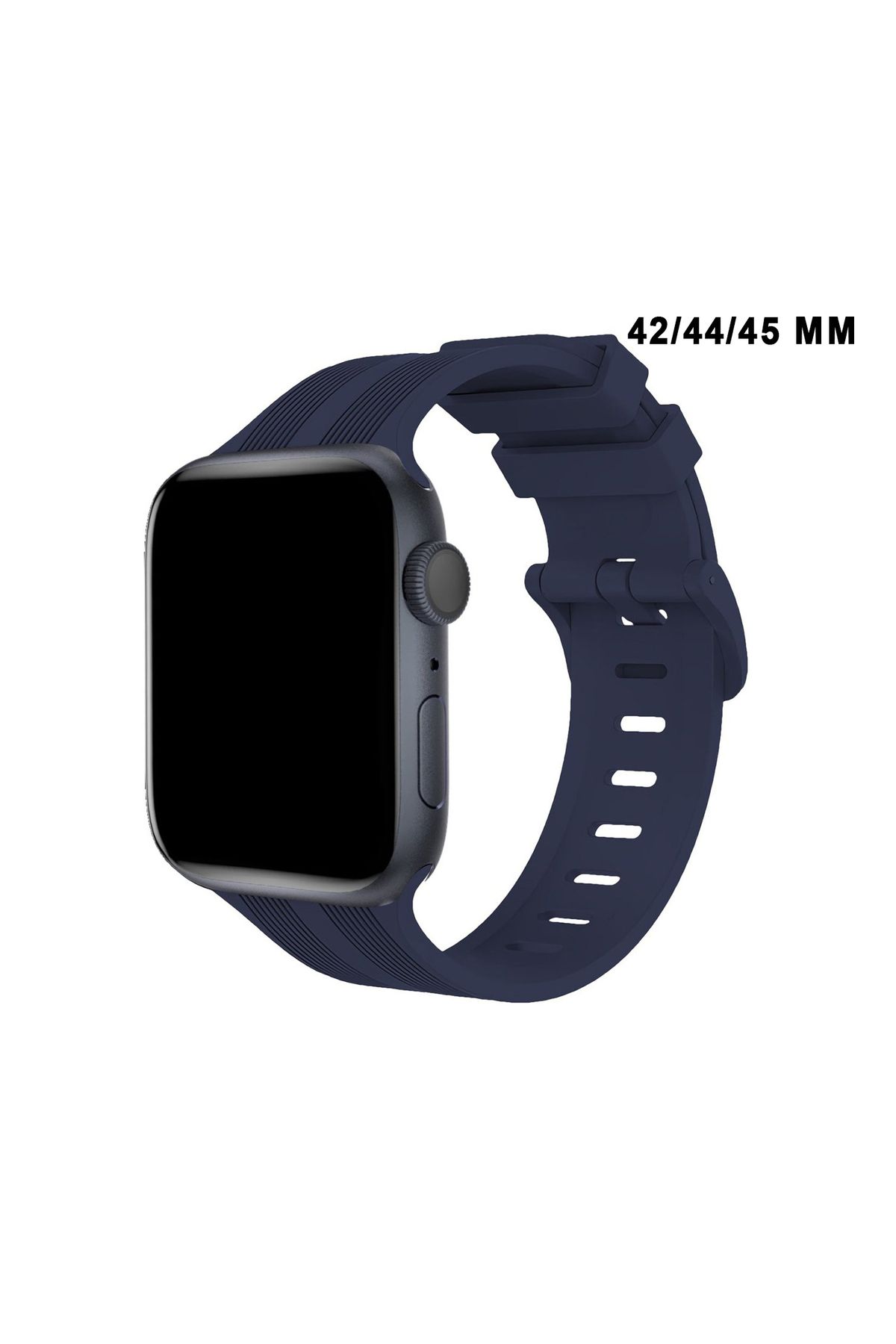MTL Apple Watch Uyumlu Watch 1/2/3/4/5/6/SE/7/8/9 Serileri 42/44/45/49 MM Kordon Kayış Silikon MT86