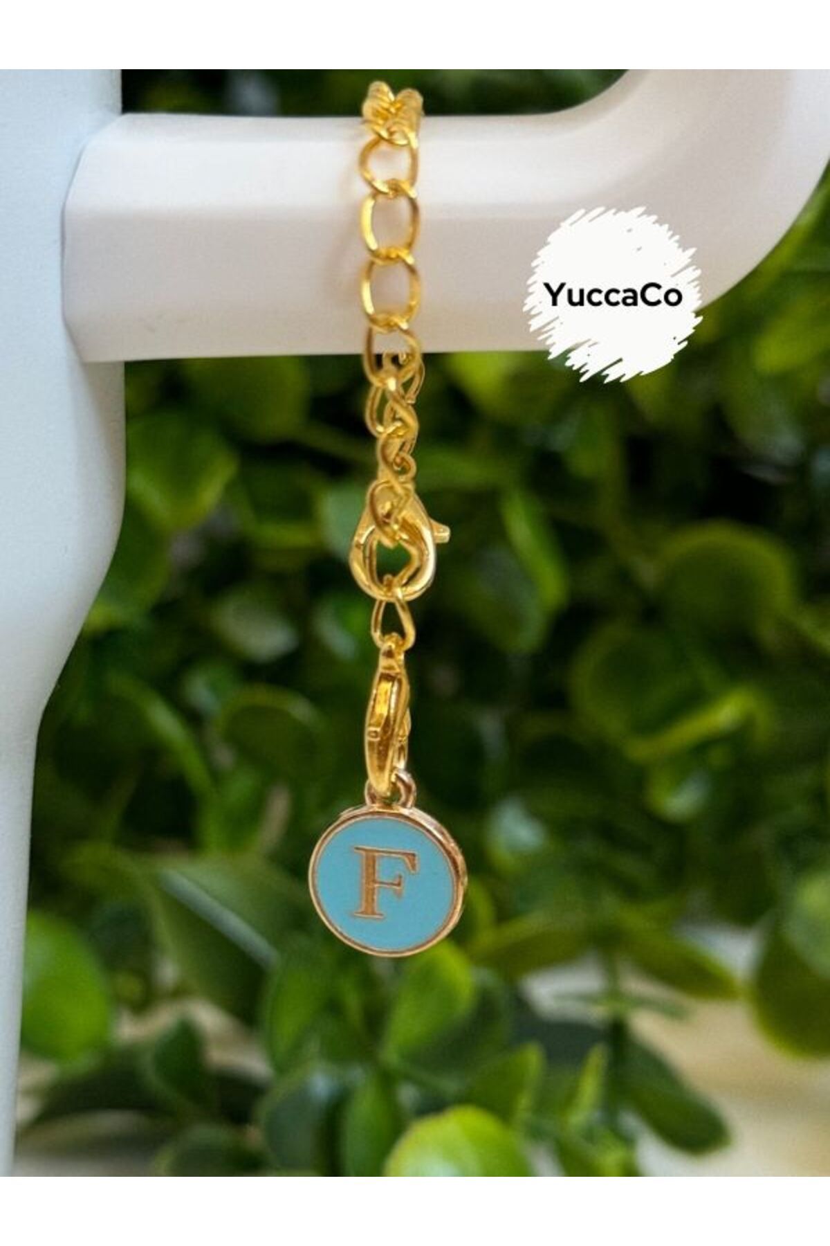 Stanley F Harf Termos Charm/F Harfli Termos Süsü/F Harfi Çanta Charmı