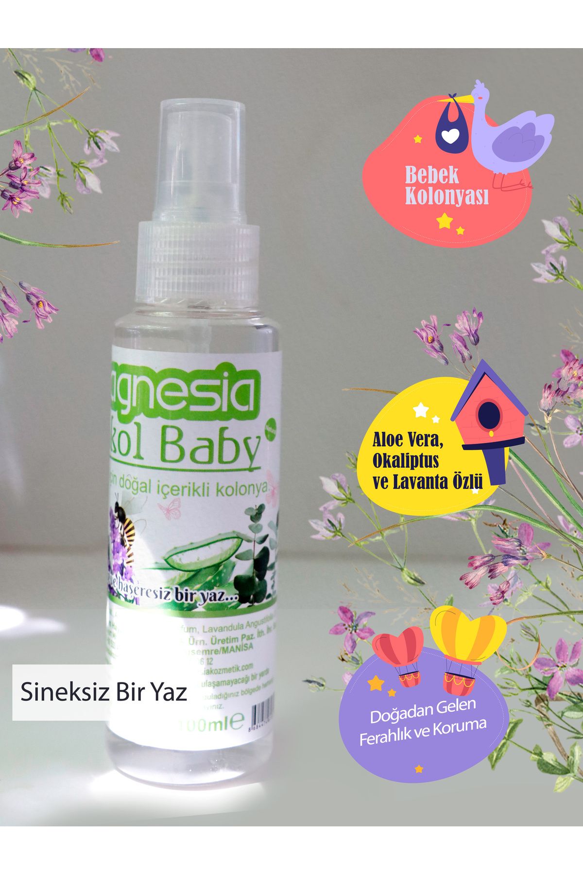 MAGNESİA SİNKOL DOĞAL BABY SİNEK VE HAŞERE KOVUCU