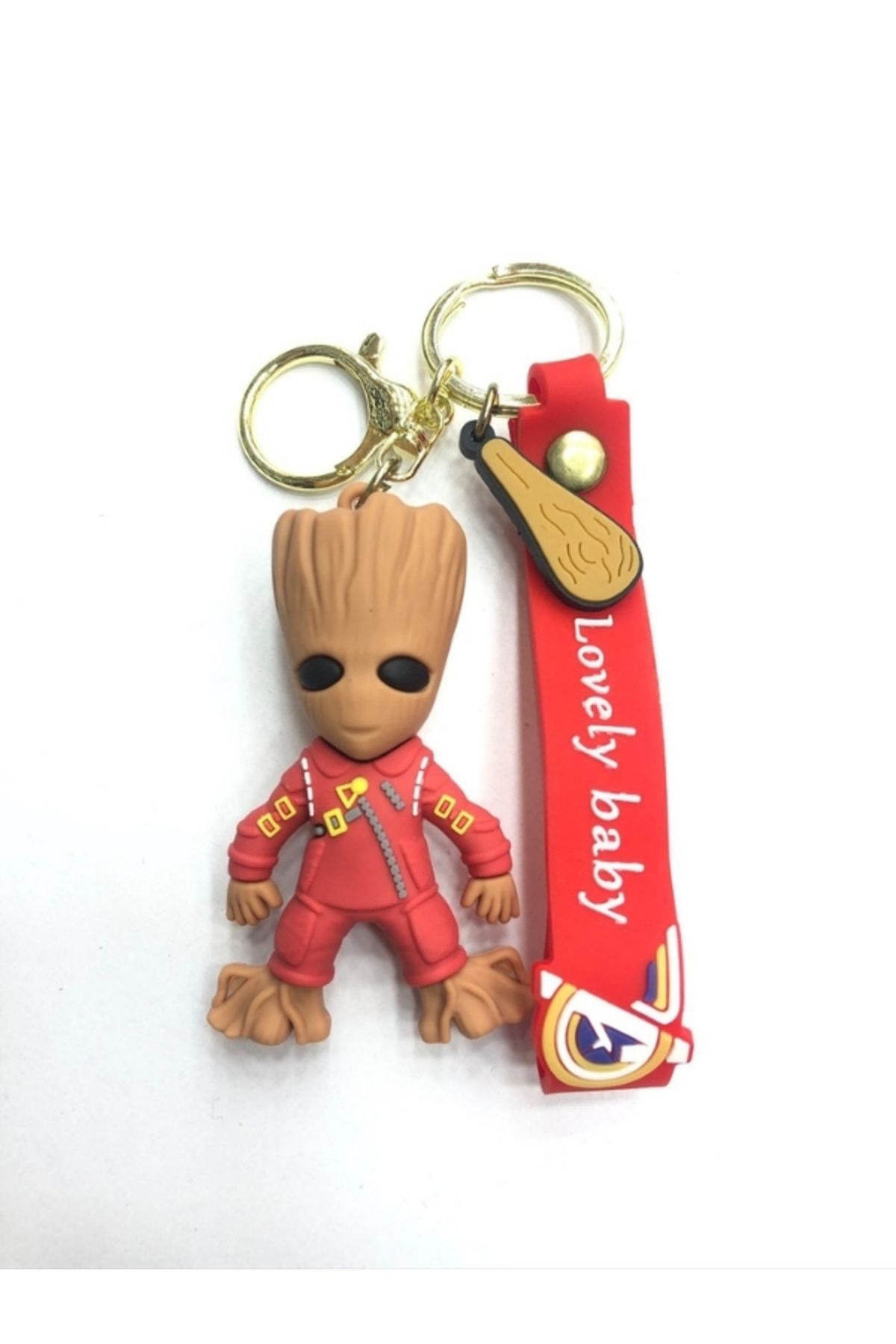 uğurlu dükkan 3D Groot Silikon Anahtarlık