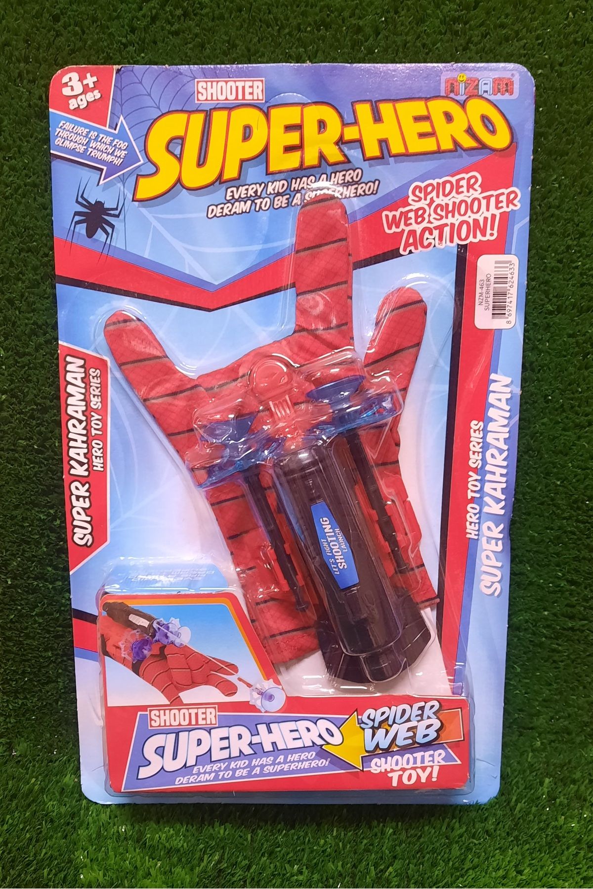NİZAM Super Hero Örümcek Adam Yapışan Oklar Atan Eldiven