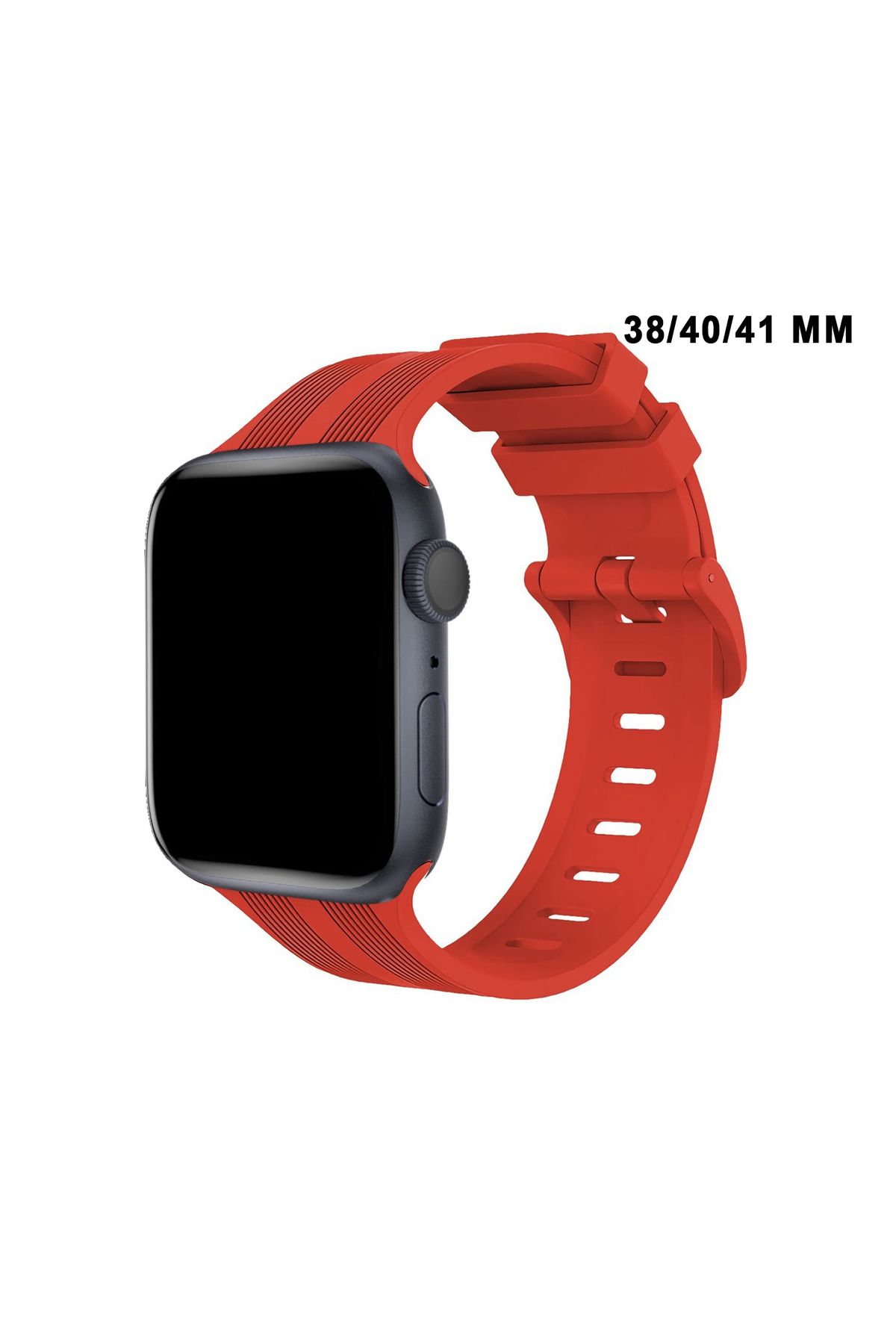 MTL Apple Watch Uyumlu Watch 3 4 5 6 7 8 9 Se Serileri 38 40 41mm Kordon Kayış Silikon MT86