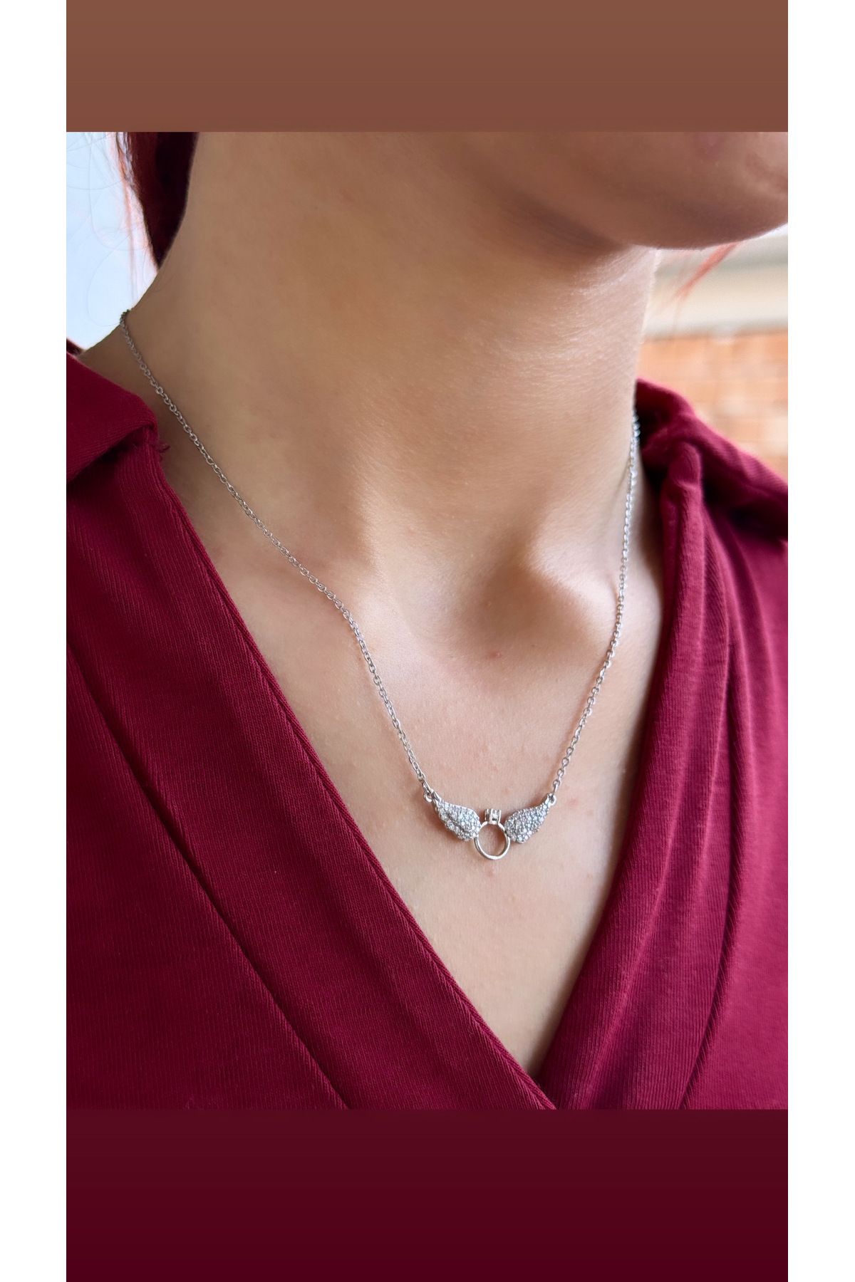 İNN JEWELLERY Çelik Kolye Kararmaz Antialerjik Mini Tektaş Figürlü (2 Yıl İthalatçı Garantili)