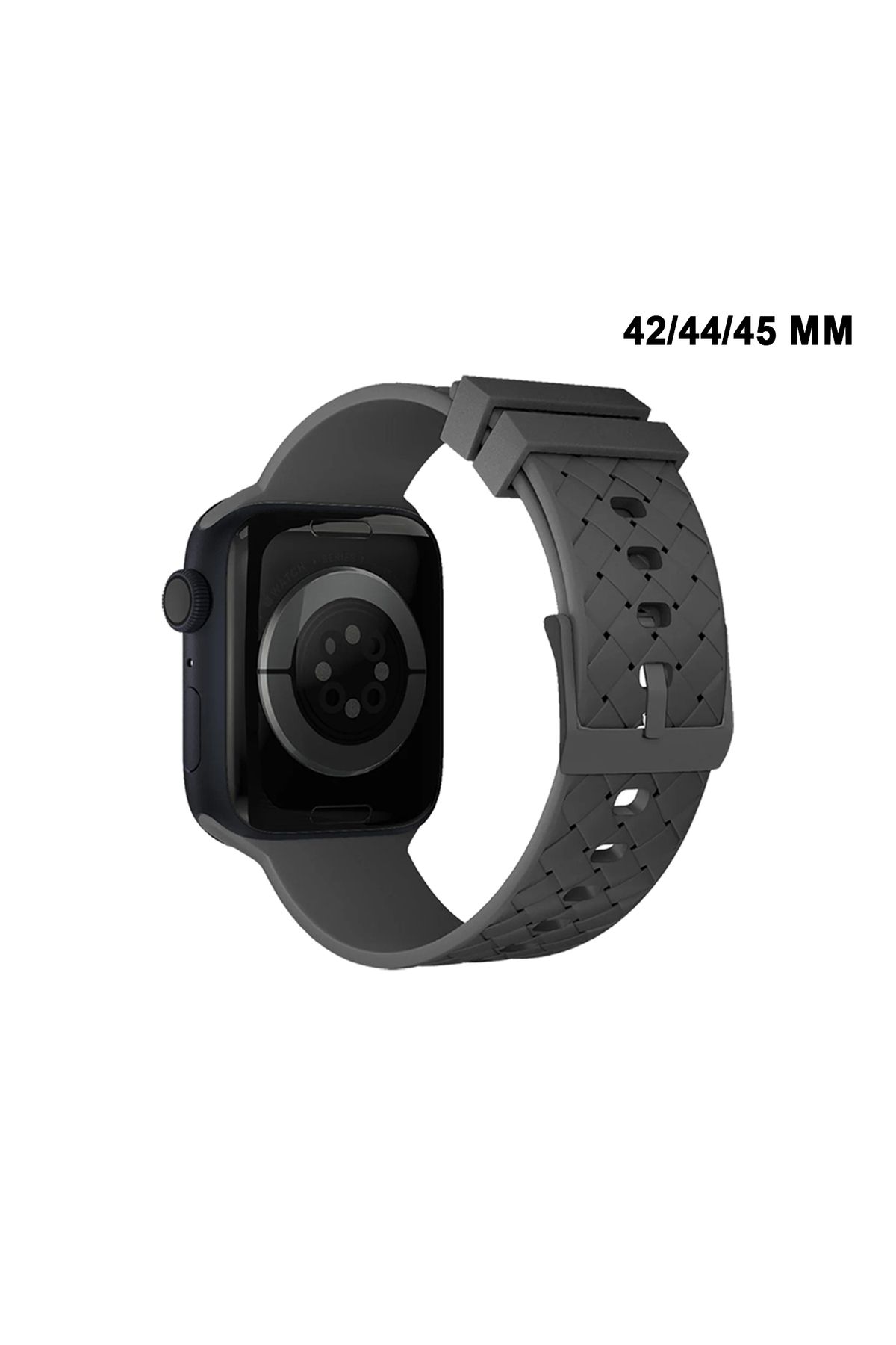 MTL Apple Watch Uyumlu Watch 1/2/3/4/5/6/SE/7/8/9 Serileri 42/44/45/49 MM Kordon Kayış Silikon MT92