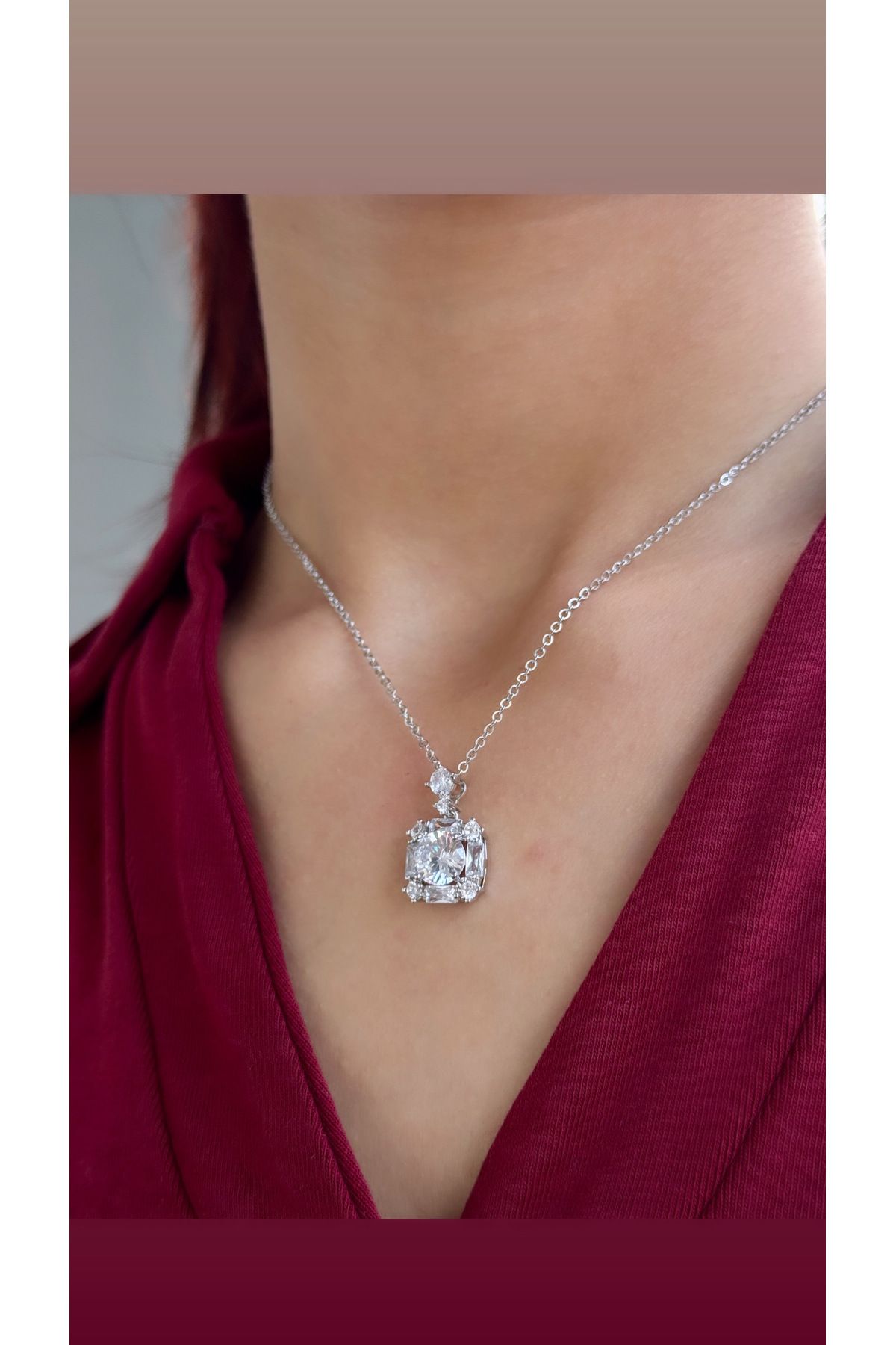 İNN JEWELLERY Çelik Kolye Kararmaz Antialerjik Baget Figürlü (2 Yıl İthalatçı Garantili)