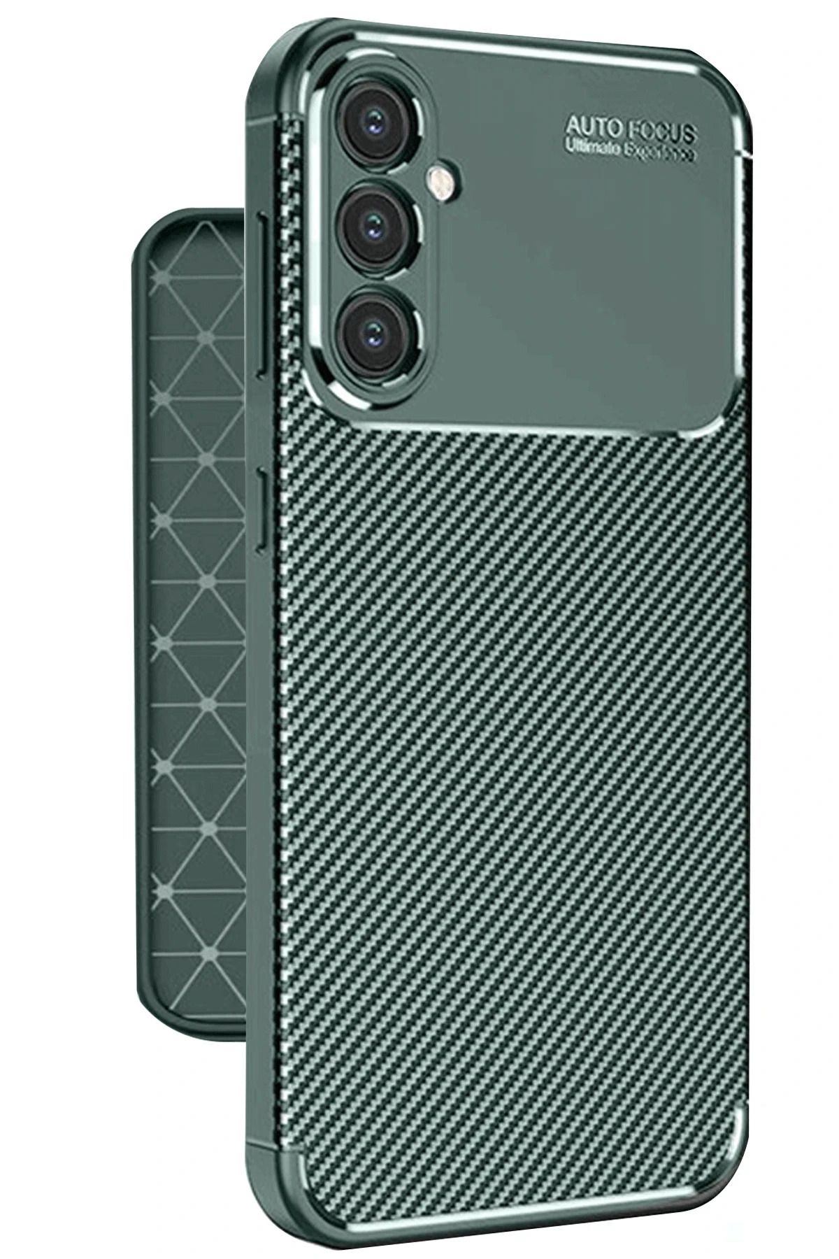 GRABONO SAMSUNG GALAXY A36 Kılıf Karbon Fiber Görünümlü Ultra İnce Premium Carbon Case