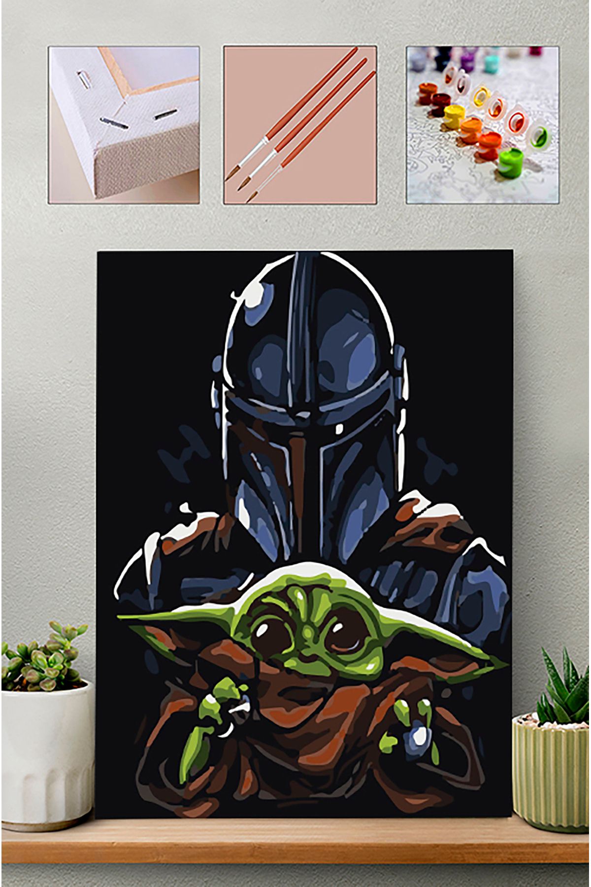 Carmen Sayılarla Boyama Seti - Mandalorian & Baby Yoda