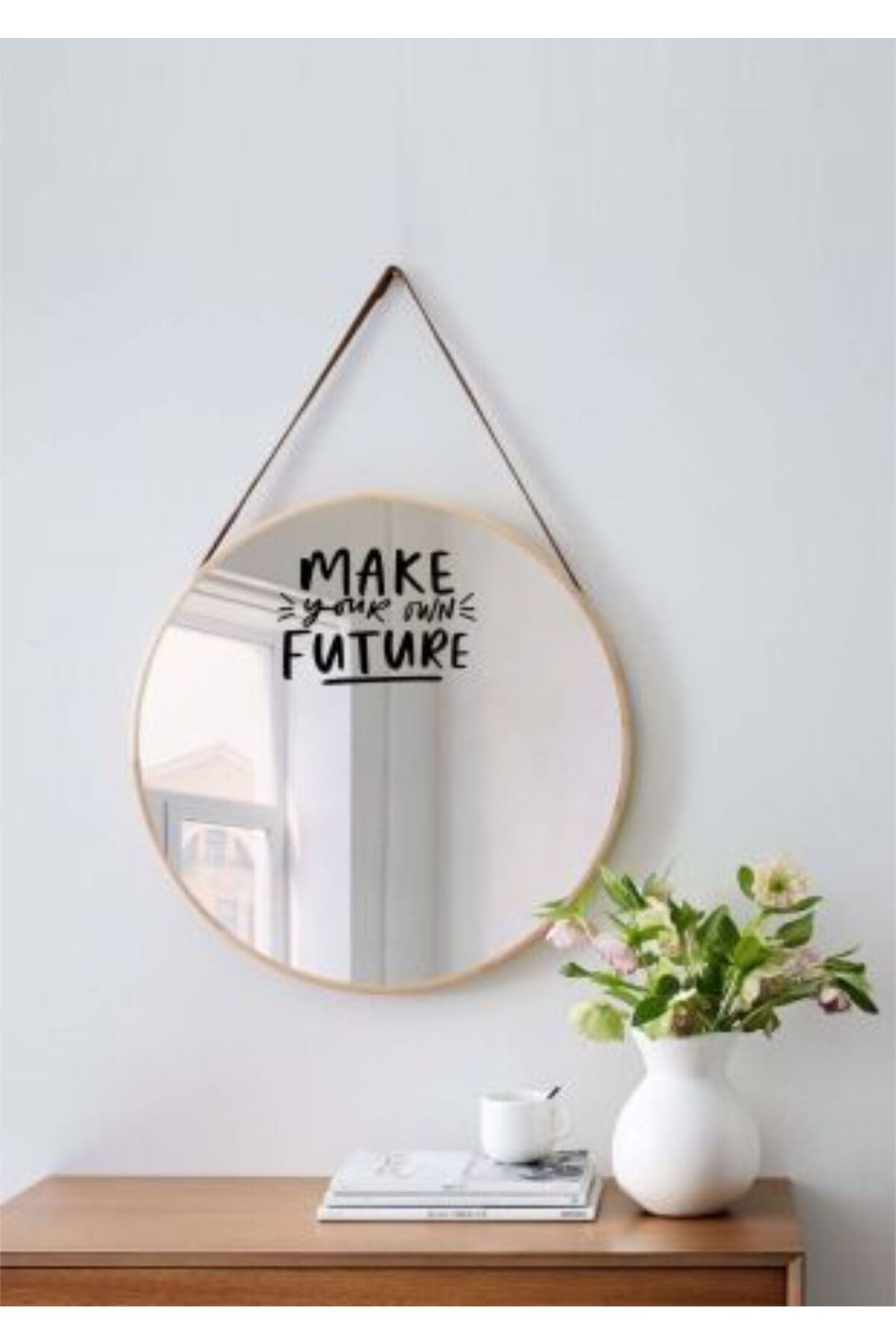 Laputa Tükkan Make Your Own Future Yazılı Ayna Etiketi ( STICKER) 20x14 cm