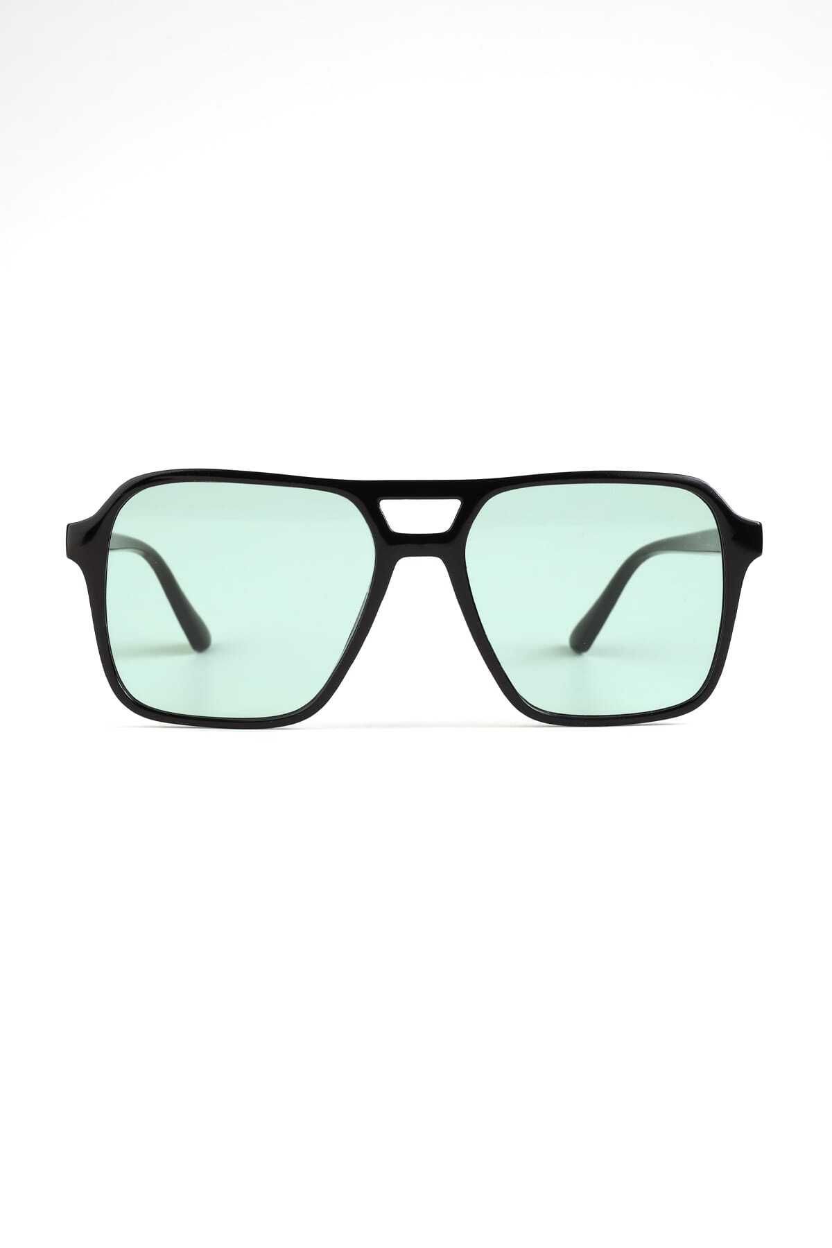 VİVAVİSS Vivaviss Vega 938-60 Unisex Güneş Gözlüğü Siyah Çerçeve Yeşil Cam