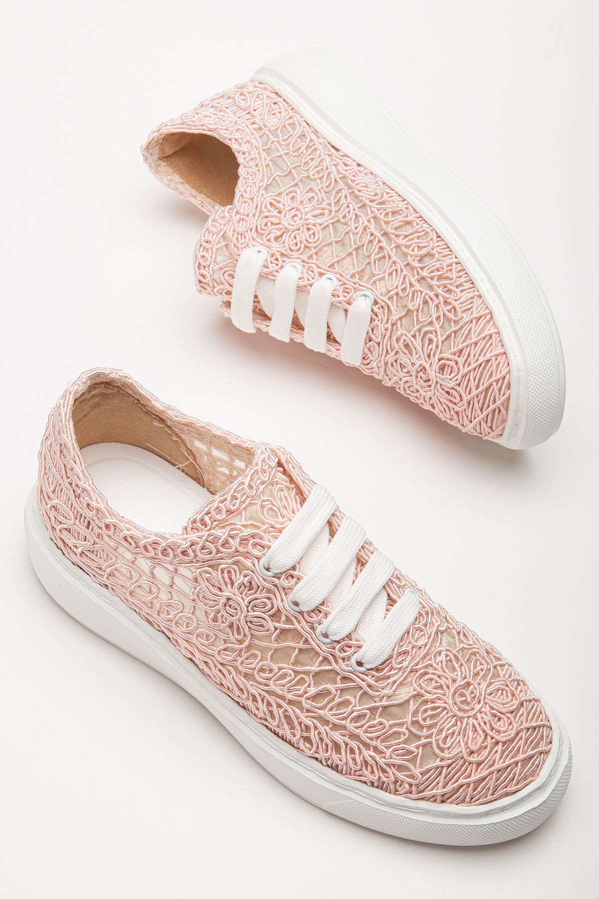 tayyarshoes Alora – Kadın File Dantel Sneaker