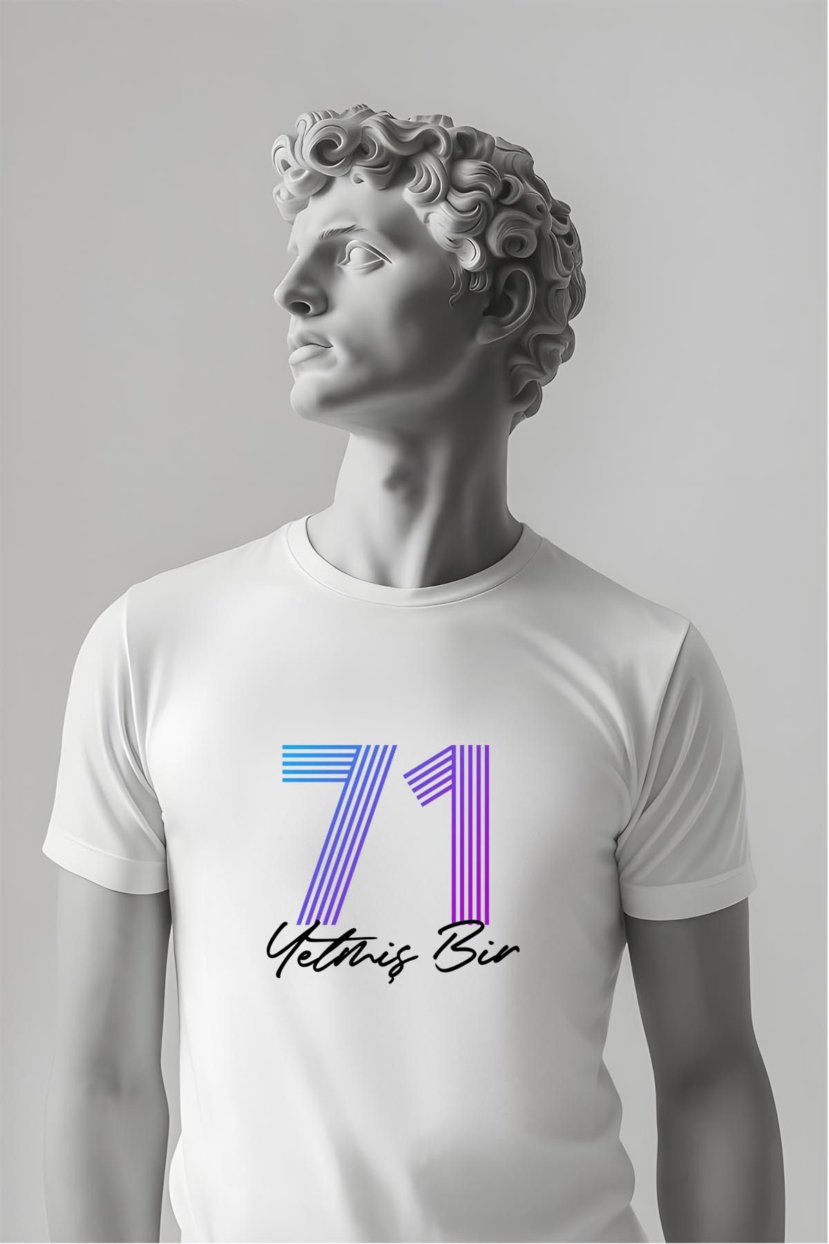362BASKI Doğum Yılı Temalı '71 Baskılı Tshirt
