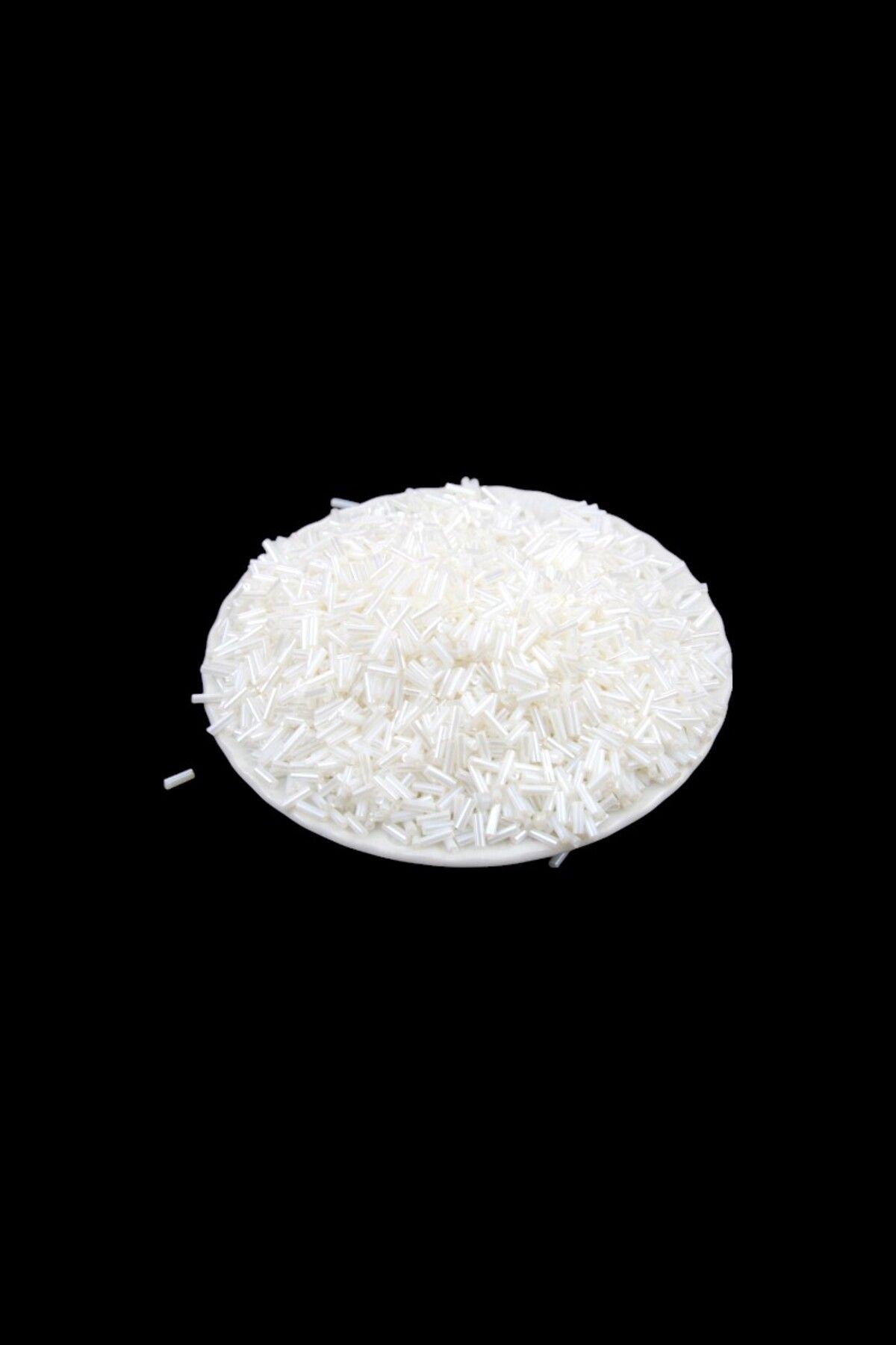 Serhat Aksesuar ve El İşçilik Ekru Boru Boncuk 90 Gr