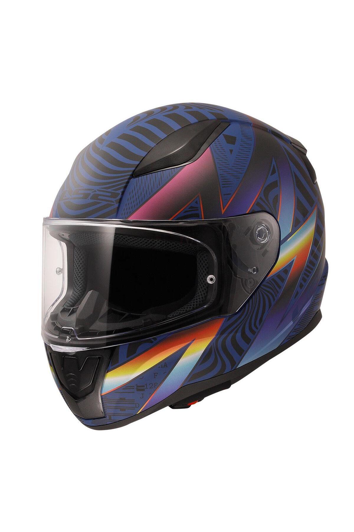 LS2 RAPID 2 OPTIK MAT MAVİ-MOR KASK