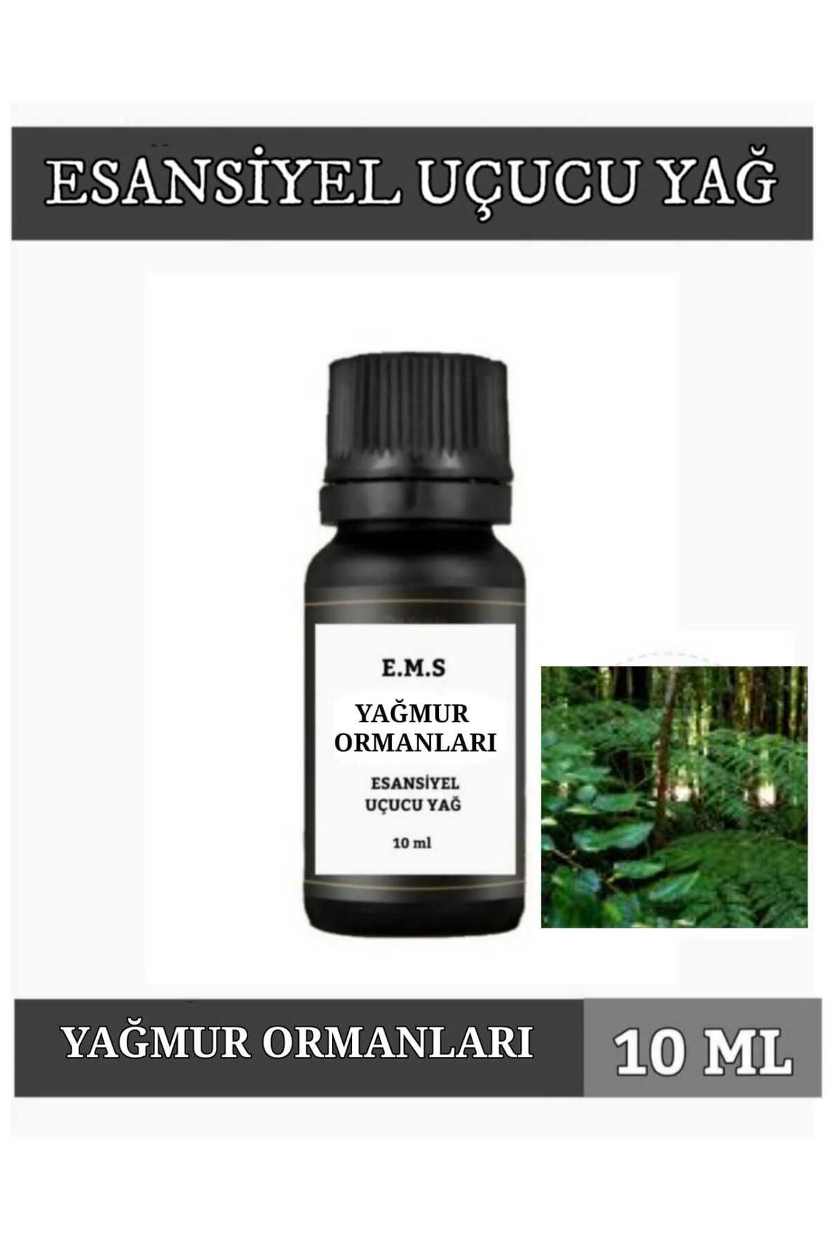 E.M.S AVM YAĞMUR ORMANLARI Esansiyel Uçucu Yağ Buhurdanlık Yağı ODA KOKUSU Difüzör Esansı KOKUSU 10 Ml.