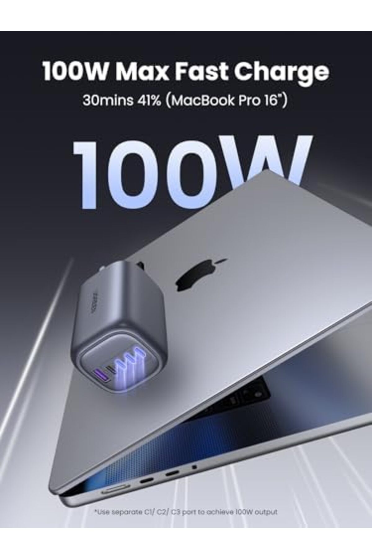 Ugreen-2025 5-Port Nexode 100W USB C Charger GaN Type C Fast Wall Charger 4