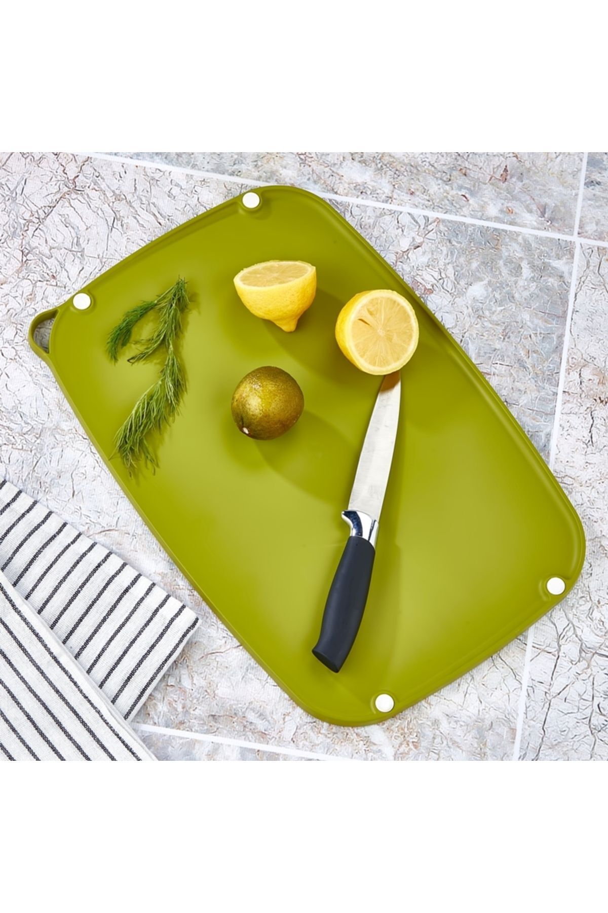 Mutfak Köşesi-Cutiva Double Surface, Grater Compartment, Anti-Overflow, Anti-Slip Multi-Purpose Cutting Board 3