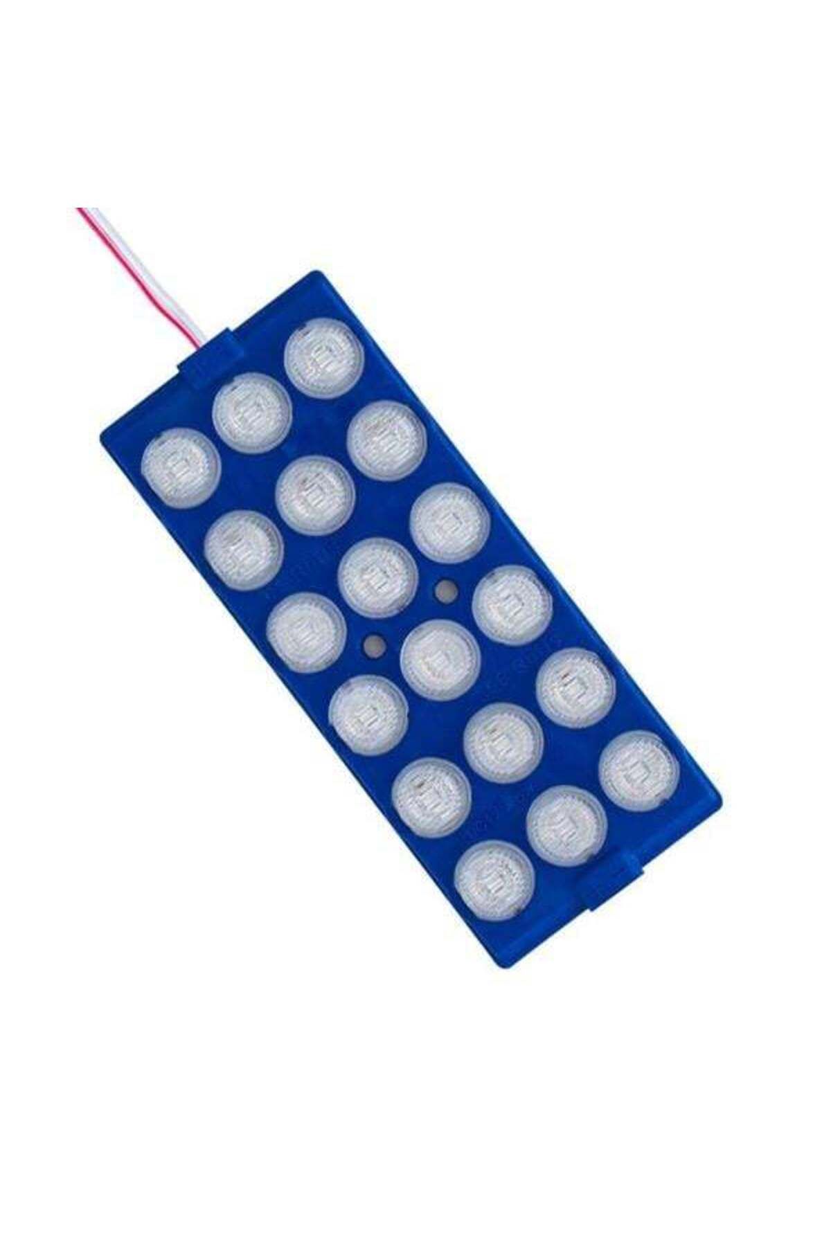 Emperium 12 Volt 6 Watt Mavi 18 Ledli 2'Li Paket Yanıp Sönen Modül Led