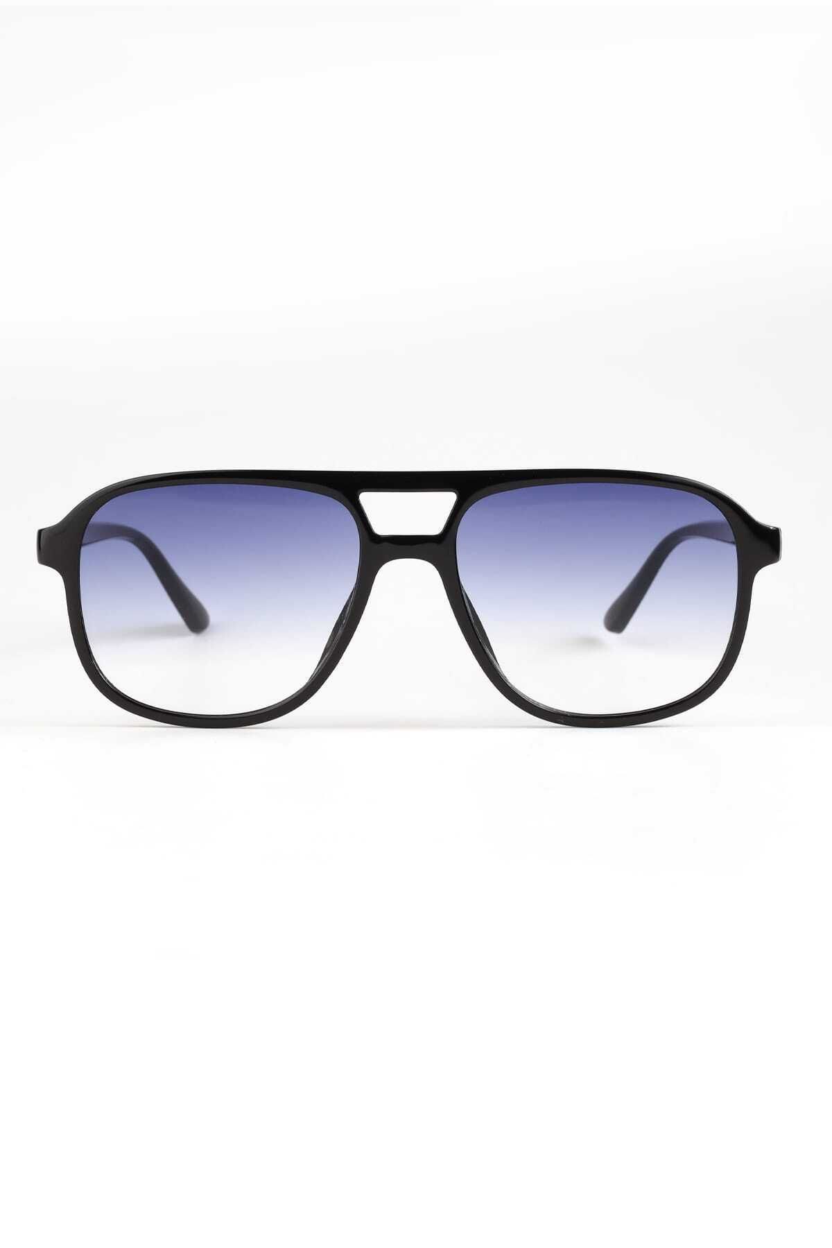 VİVAVİSS Vivaviss Fer 1111-60 Unisex Güneş Gözlüğü Siyah Çerçeve Mor Cam