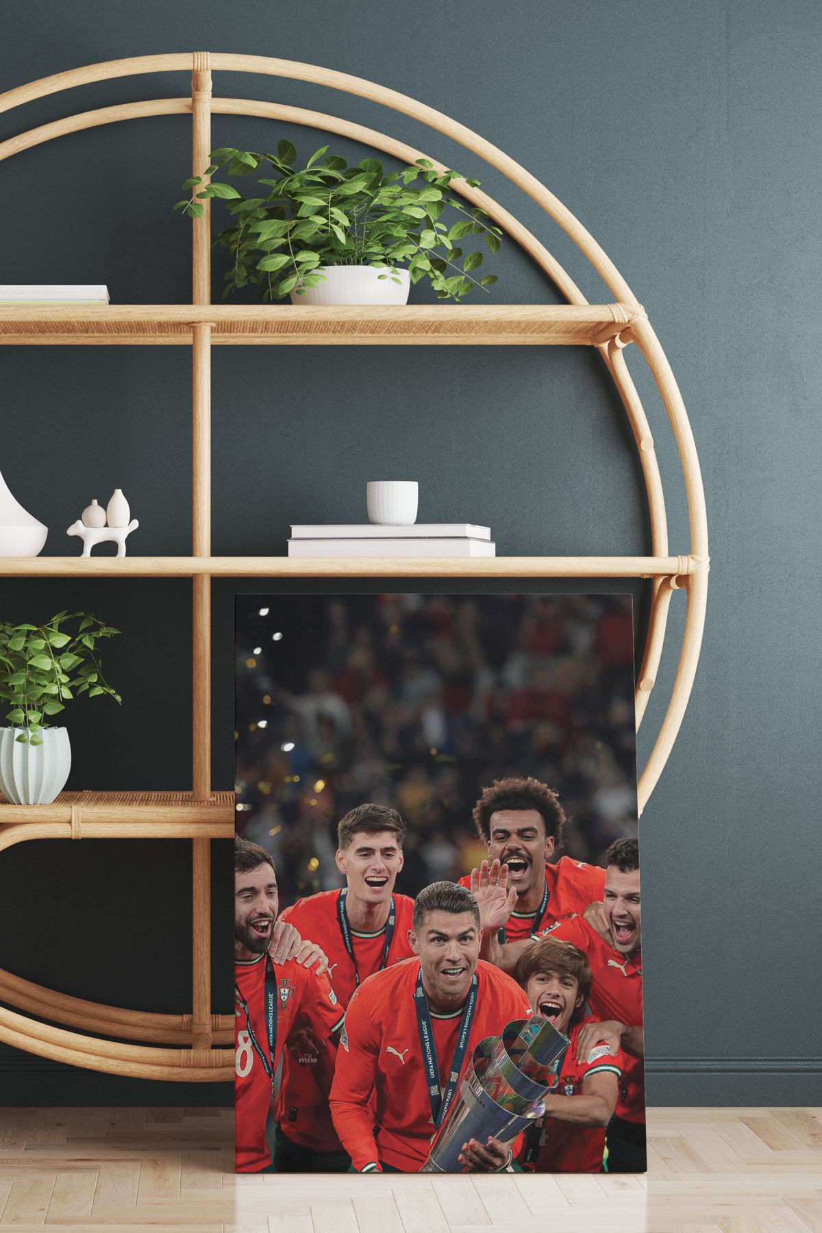 SELMIRA Portekiz Cristiano Ronaldo Avrupa Kupası Kanvas Tablo