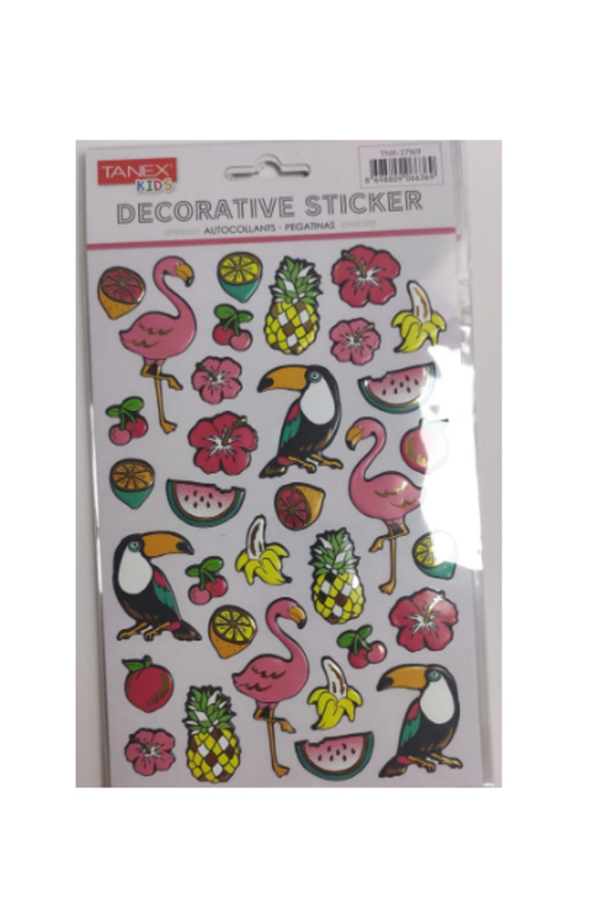 Tanex Puffy Flamingolar Serisi Stickers Tnx-27169