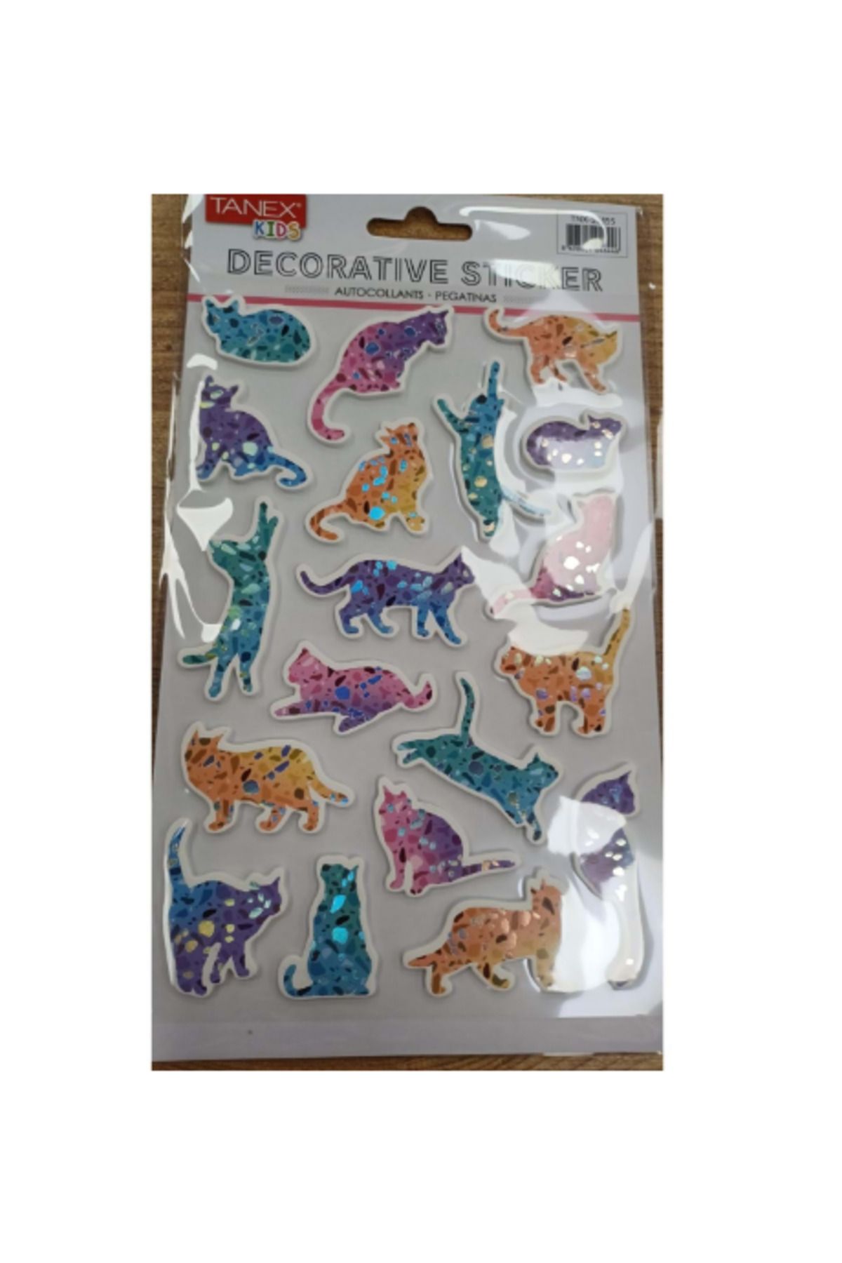 Tanex Kedi Serisi Puffy Etiketi Stickers Tnx-25355
