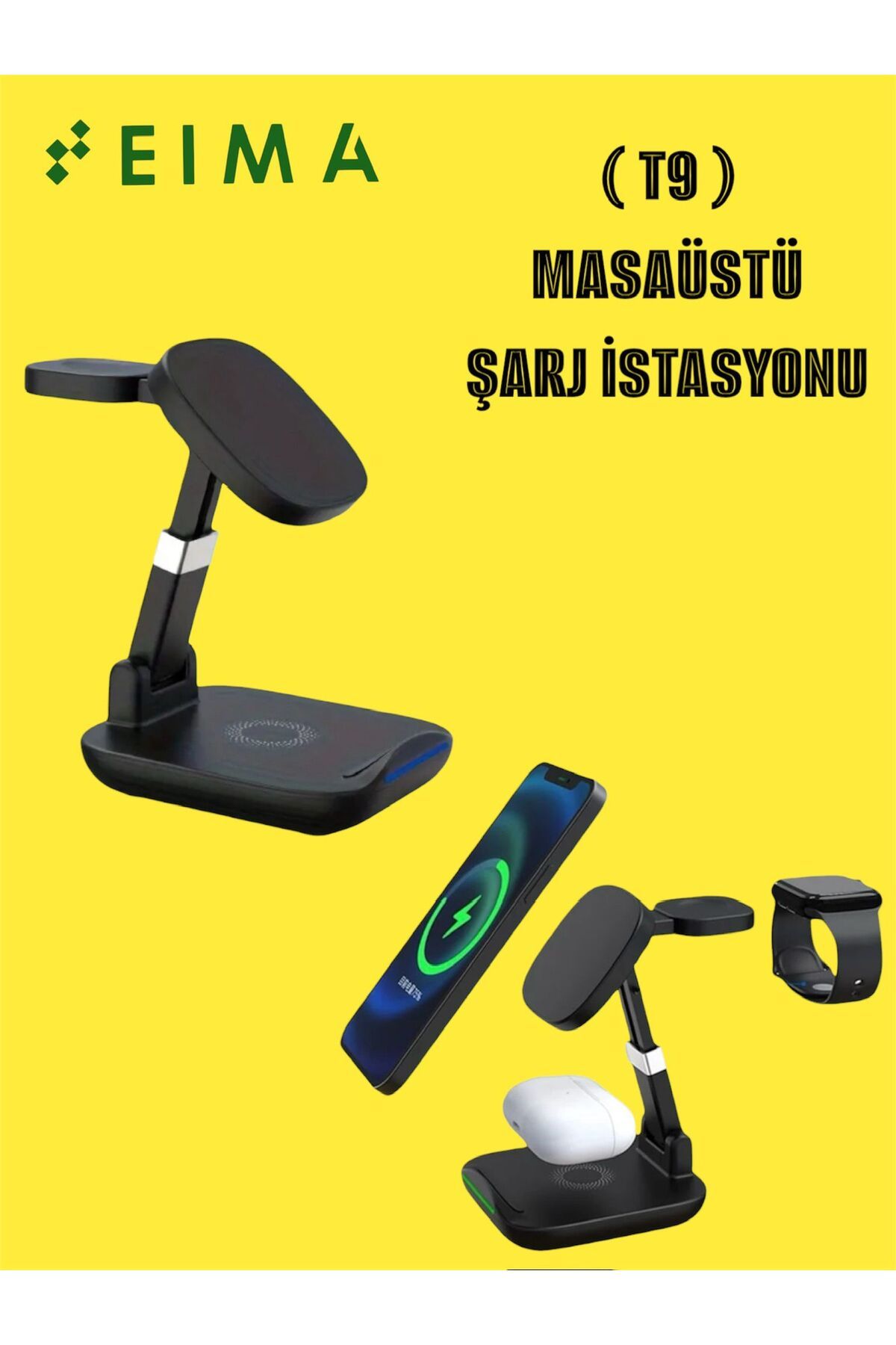Bestech Masa Üstü Şarj İstasyonu T9