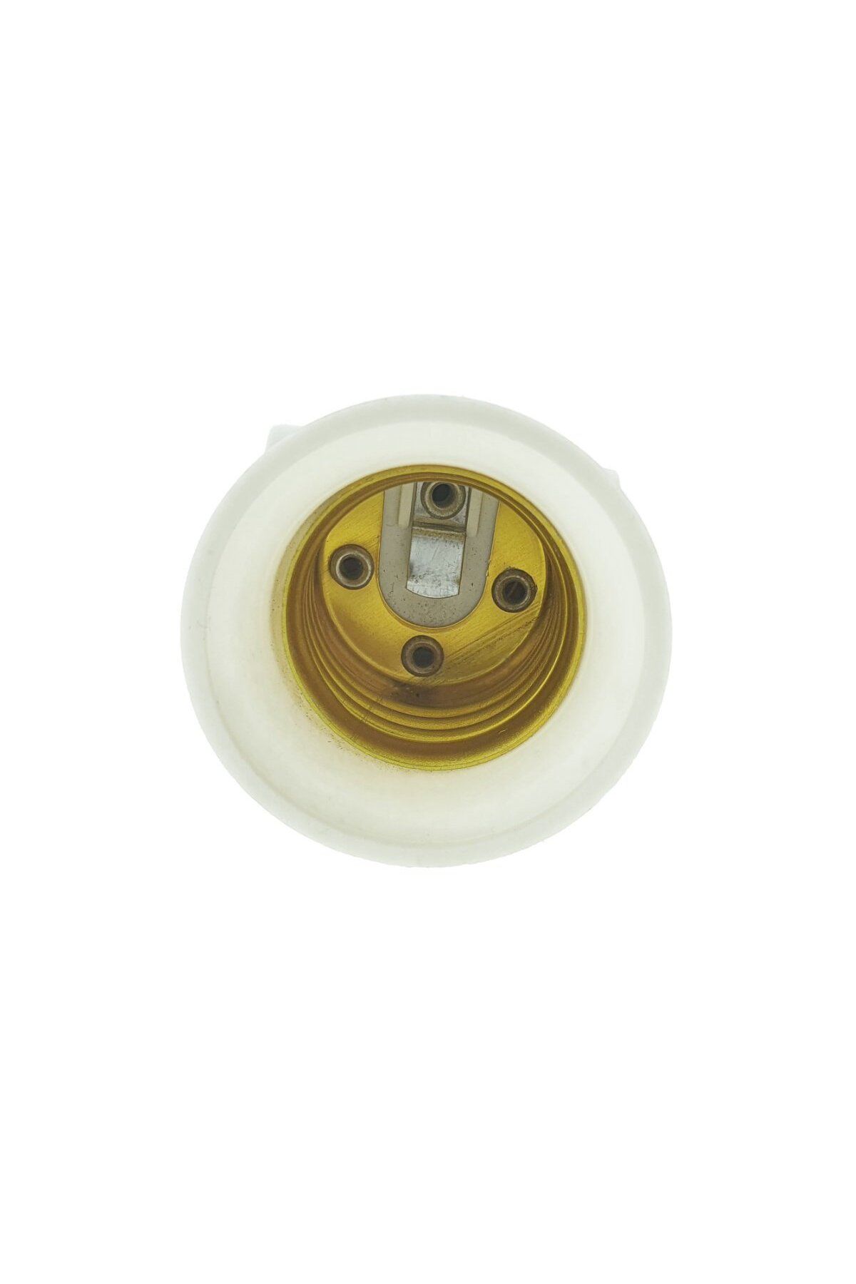 OEM-Socket with E27 socket and 2 Euro C7 sockets, 16A 250V, white 5