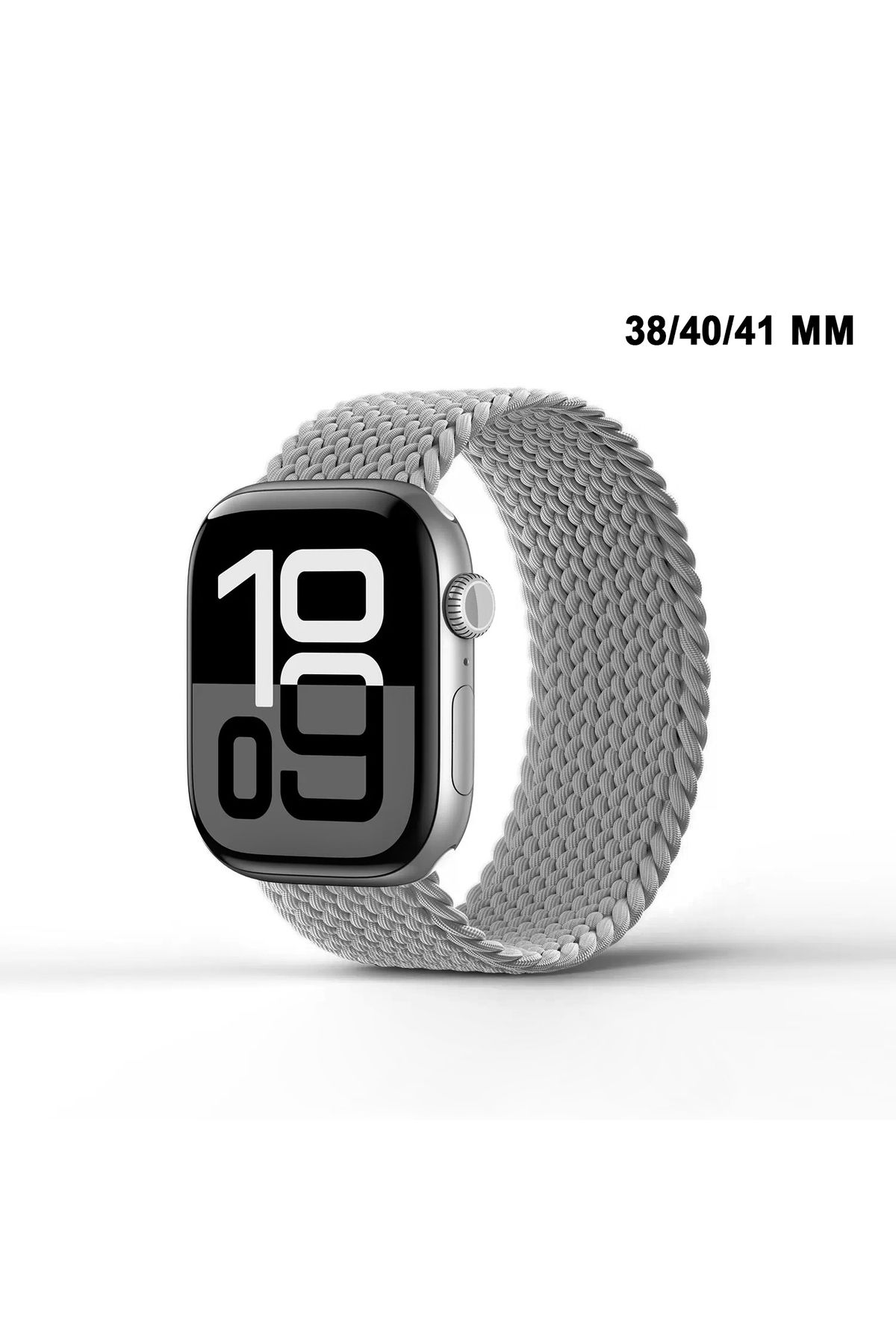 MTL Apple Watch Uyumlu Watch 3 4 5 6 7 8 9 SeSeri 38 40 41mm Solo Loop Kordon Kayış Silikon L Beden MT86
