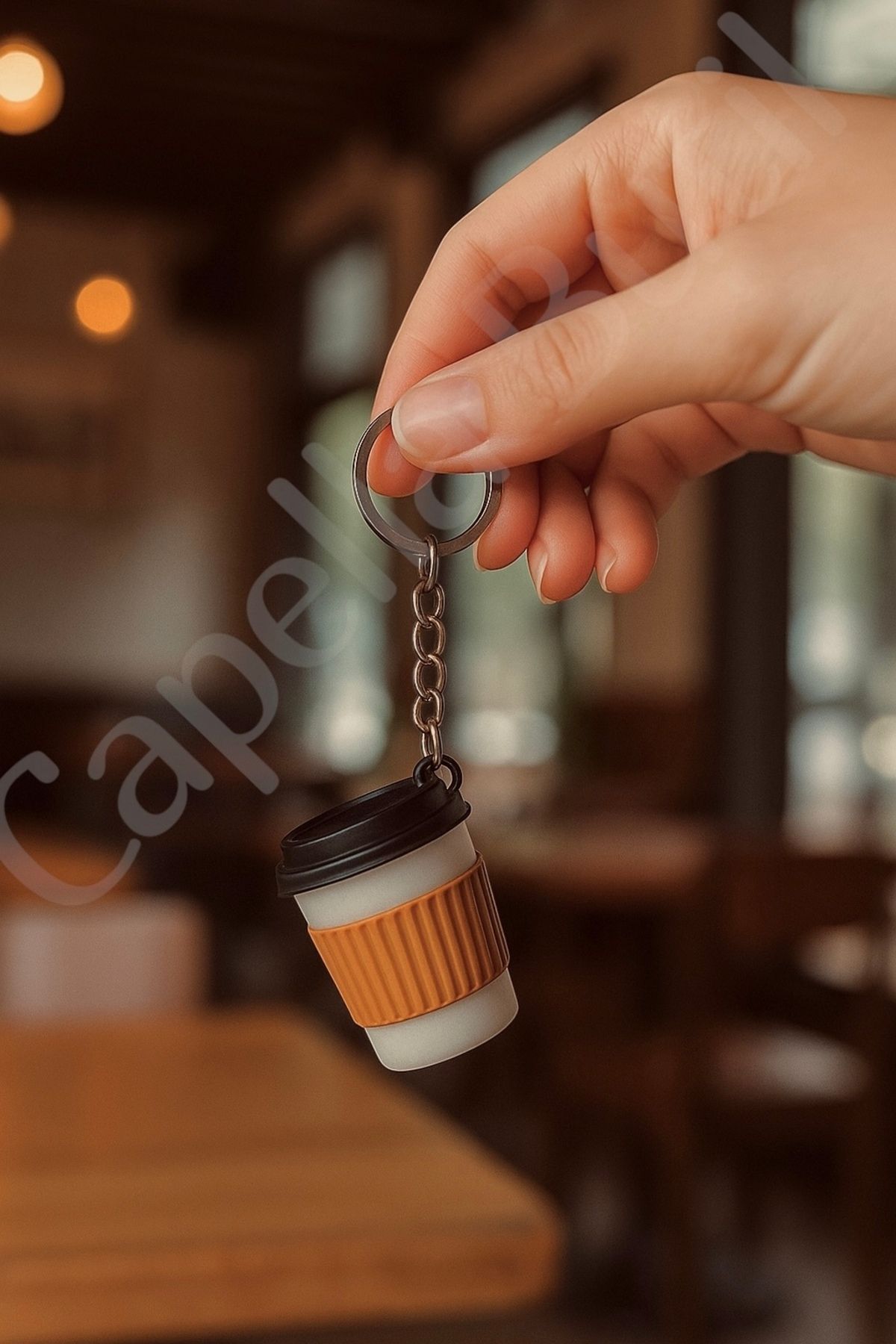Capella Coffee Bardak Anahtarlık ve Çanta Charm Kahve Bardak