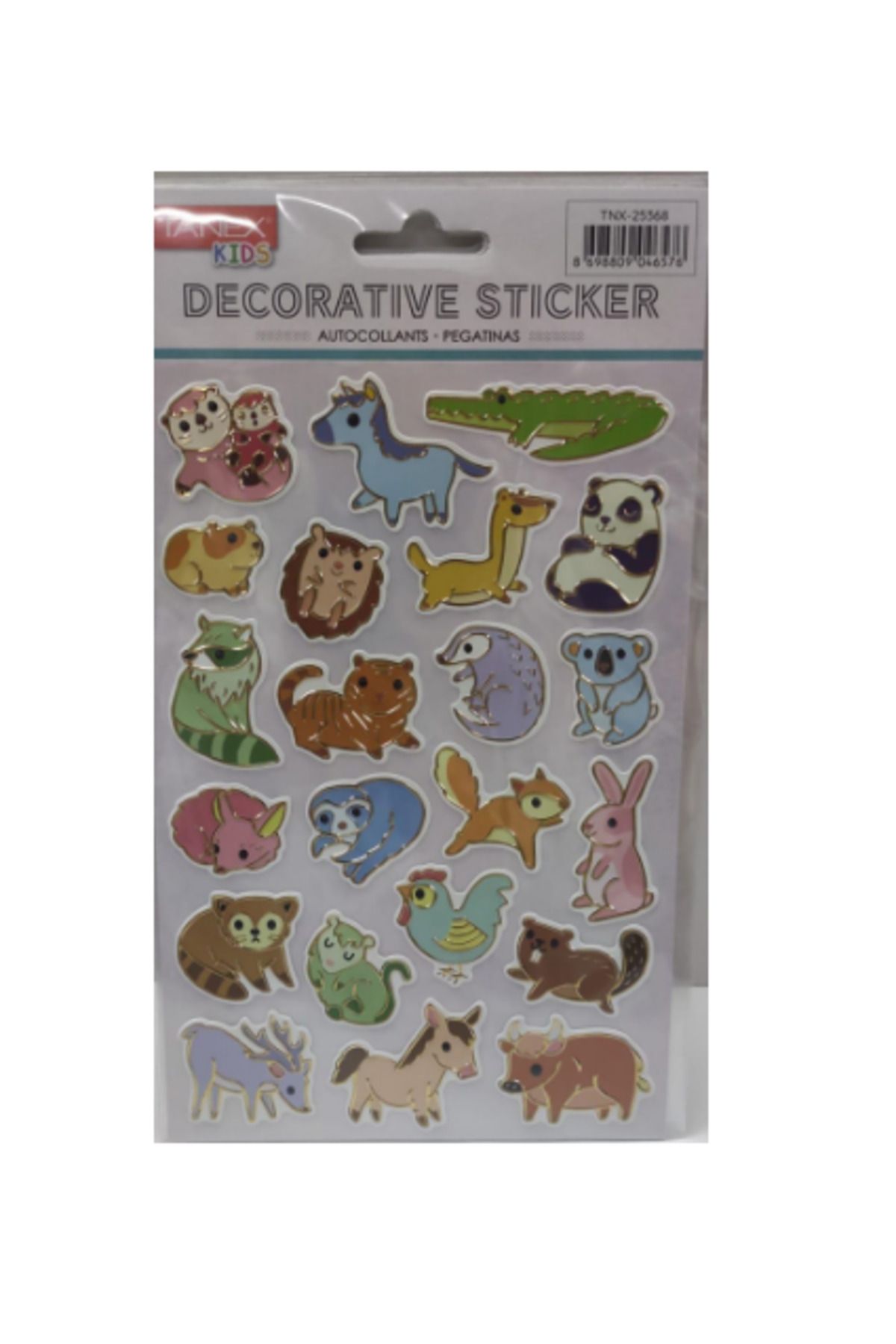 Tanex Yaldızlı Canlılar Serisi Puffy Etiketi Stickers Tnx-25368