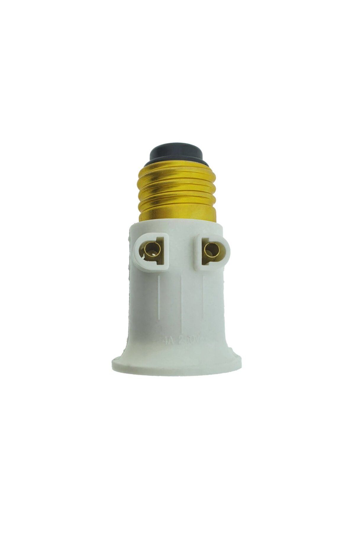 OEM-Socket with E27 socket and 2 Euro C7 sockets, 16A 250V, white 4