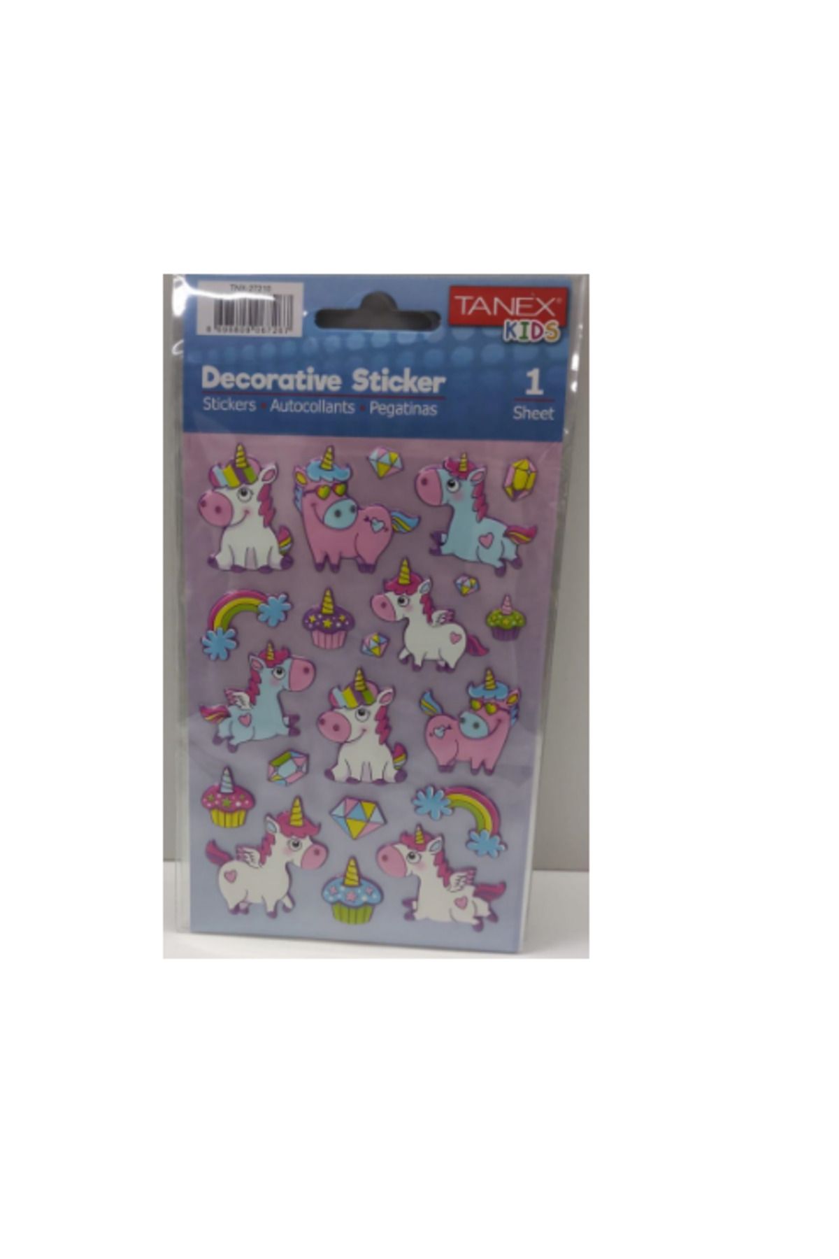 Tanex Puffy Unicorn Serisi Stickers Tnx-27210