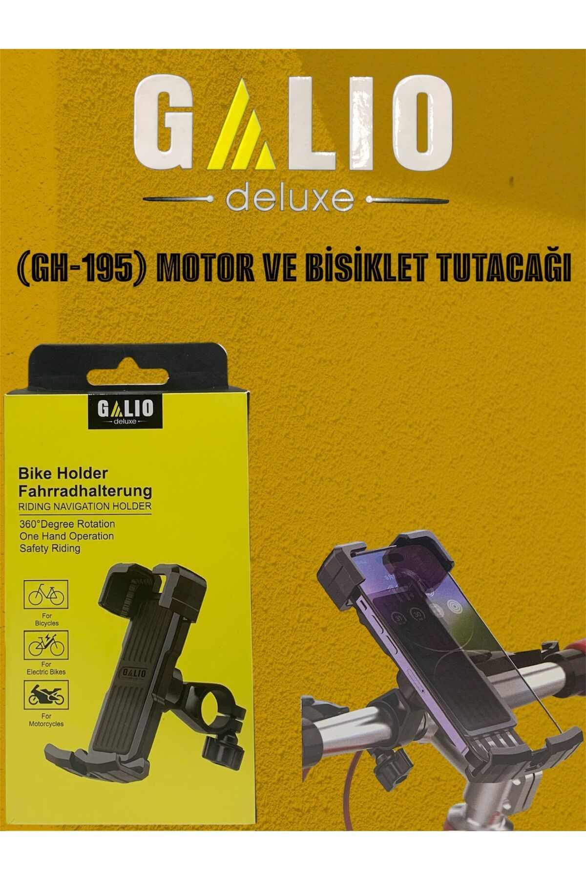 Bestech Motor Ve Bisiklet İçin Telefon Tutacağı