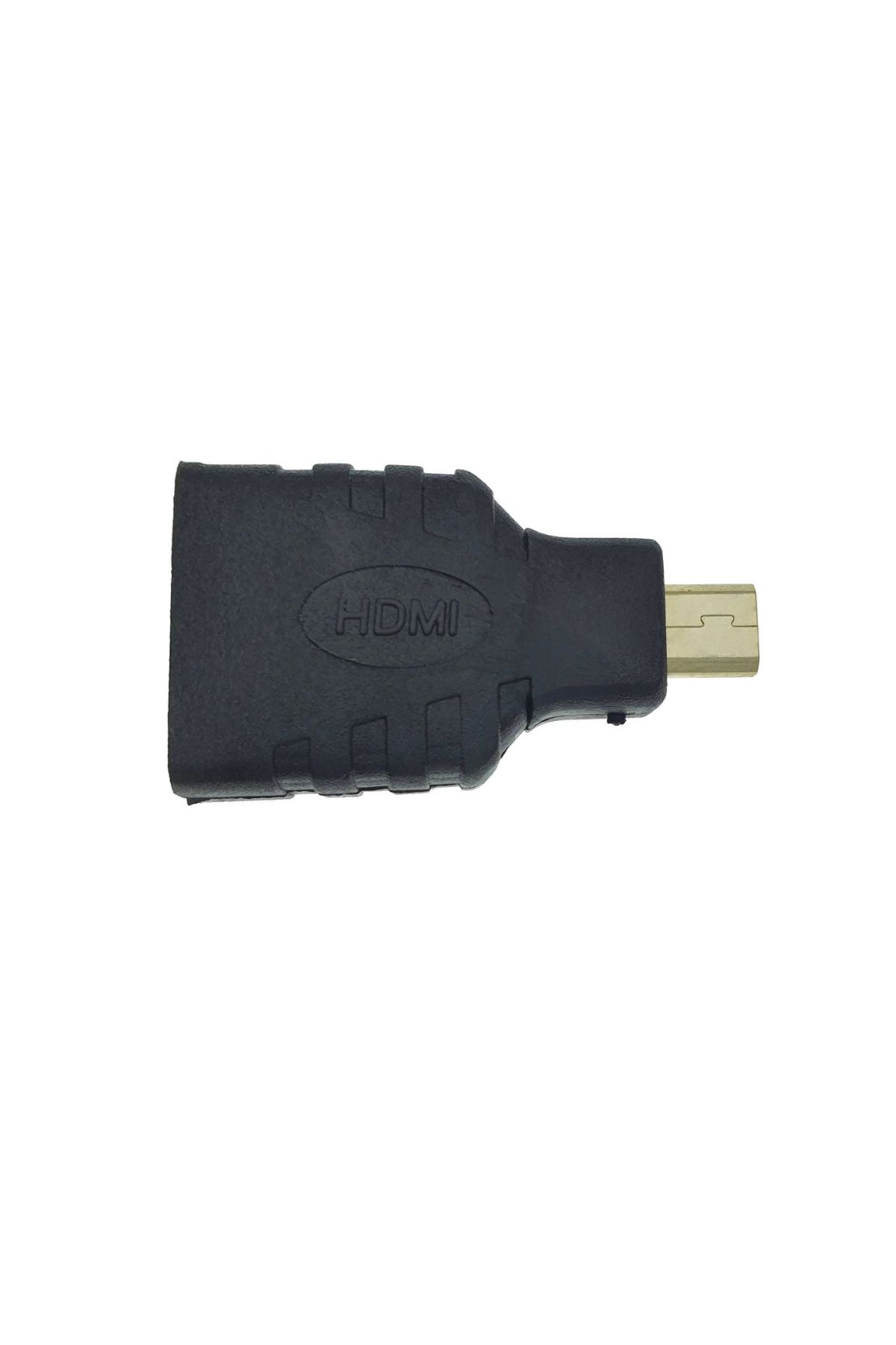 OEM-HDMI female to microHDMI male adapter, 4K, 3D, ARC, ethernet, black 5