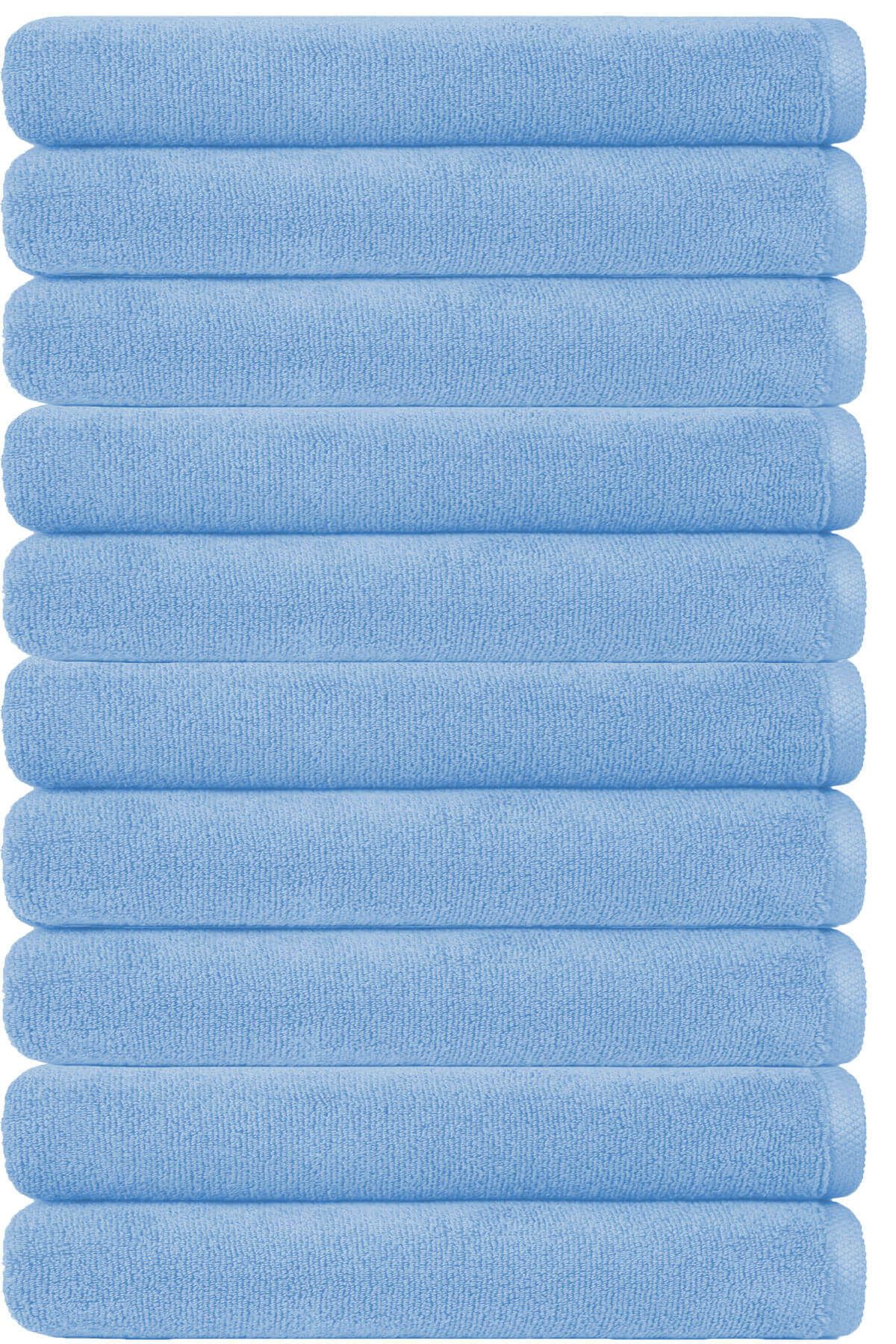Mira Home 10 lu Otel Banyo Havlusu Pamuklu 90X150 Cm Renkli 16/1 Avs 580 Gr