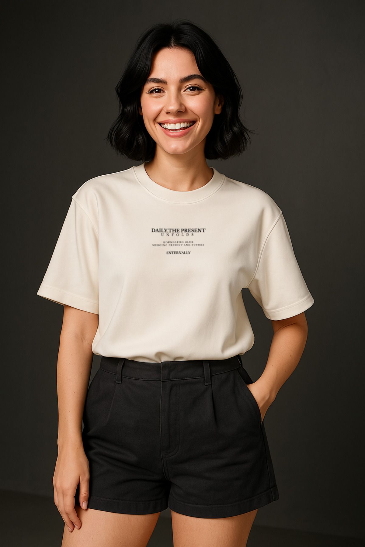 GTFzon Boxy Oversize Unisex %100 Pamuk Premium Baskılı T-shirT