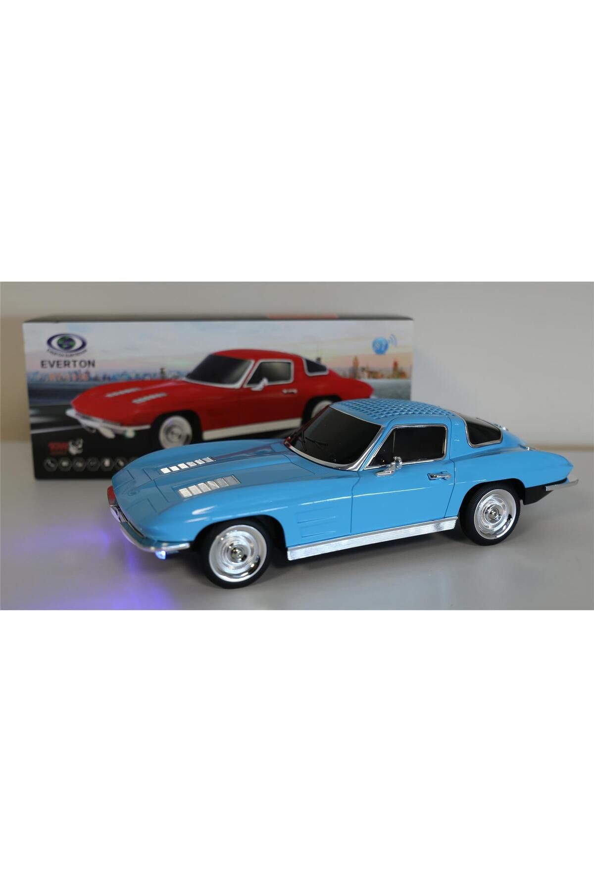 Everton Mavi (Blue) Arabalı Bluetooth Nostaljik Radyo Fm/ Rt-1956