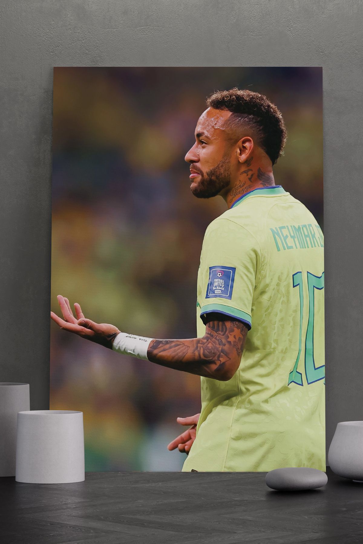 SELMIRA Brezilya Neymar 10 Kanvas Tablo