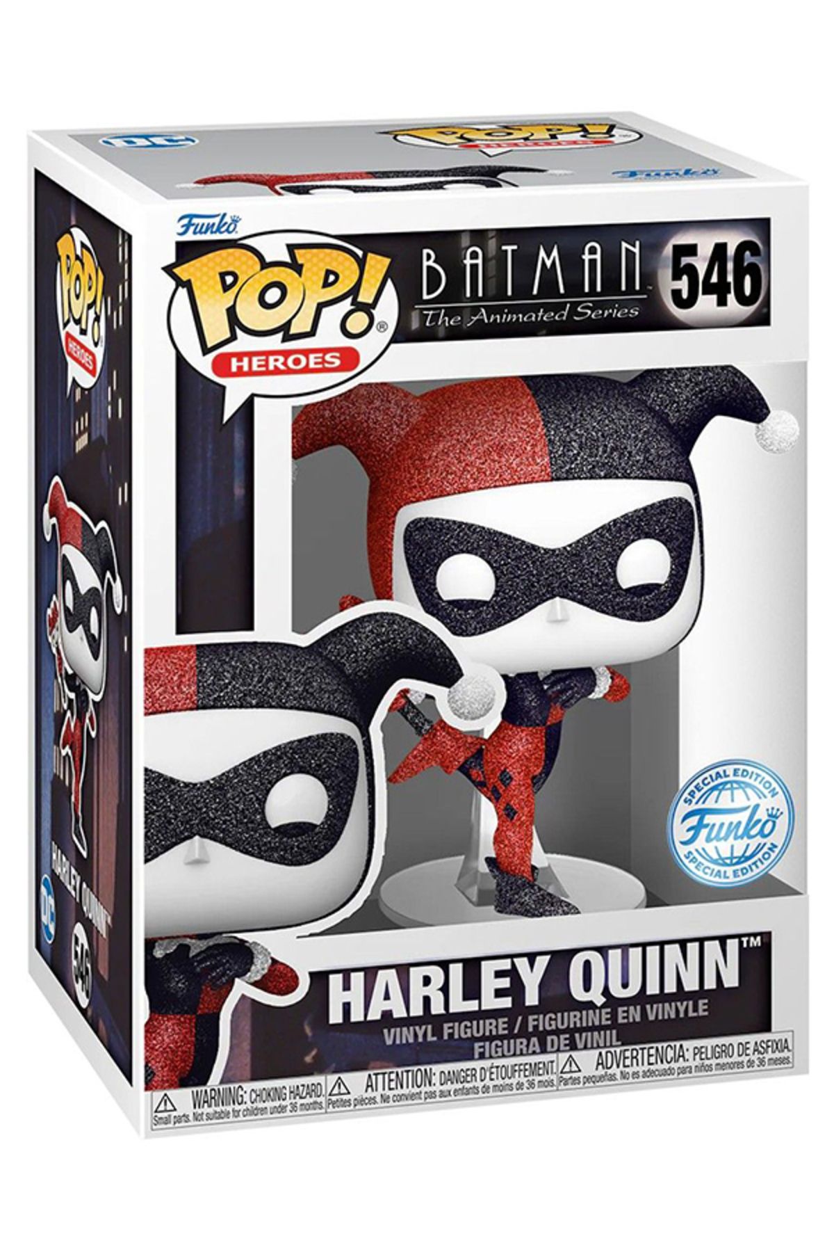 Funko POP Heroes: Batman The Animated Series - Harley Quinn (Diamond Collection) (Special Edition) #546