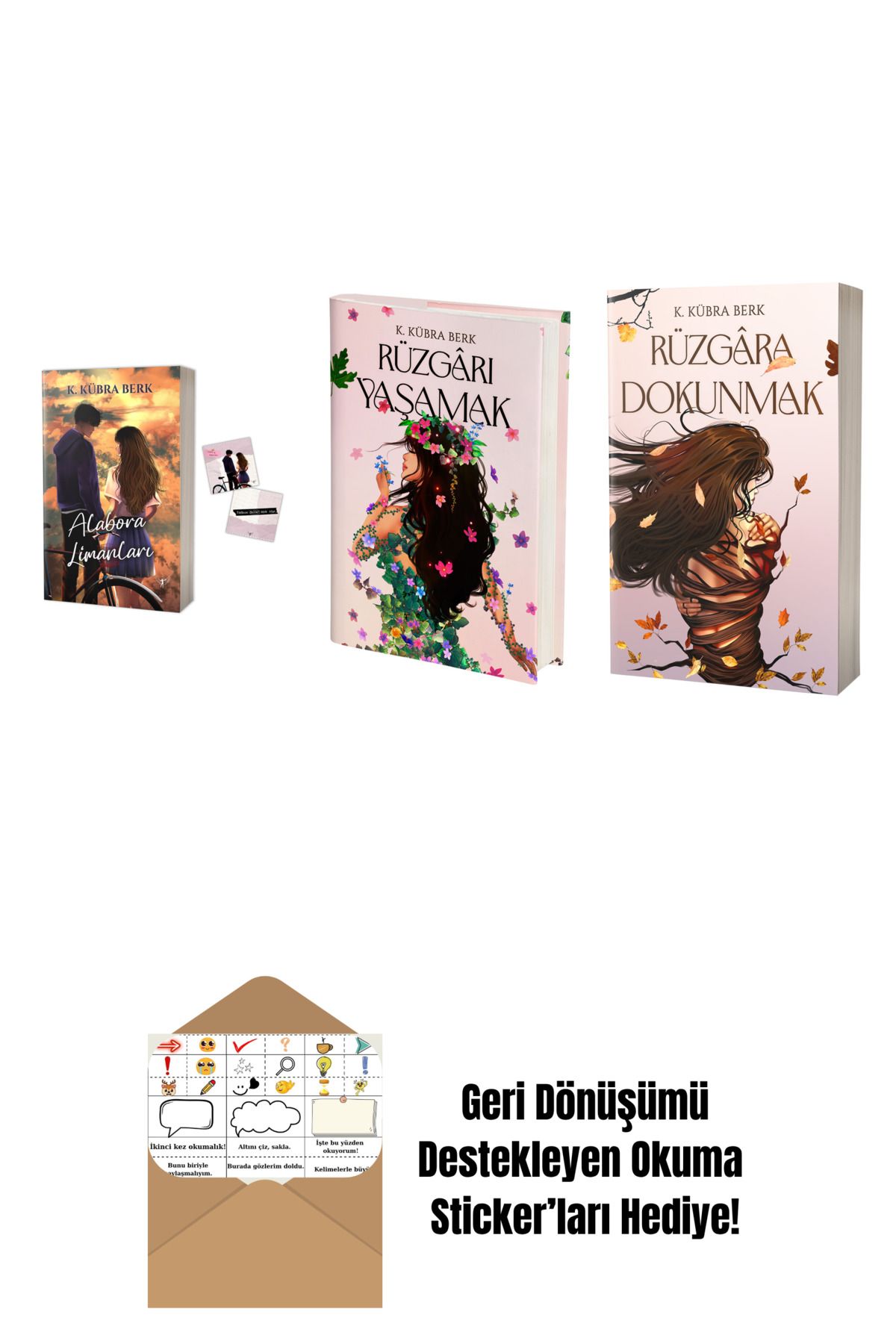 Artemis Yayınları K. Kübra Berk 3 Kitap Set + Okuma Sticker'ları