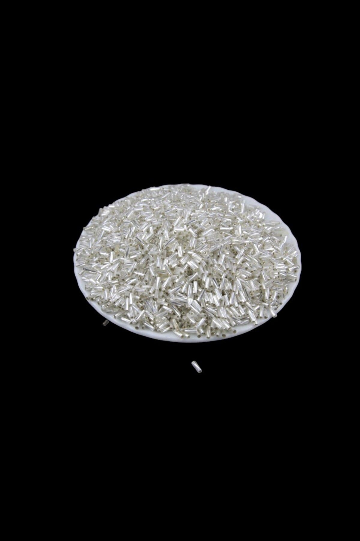 Serhat Aksesuar ve El İşçilik Gümüş Burgulu Boru 6x2 mm Boncuk 100 Gr