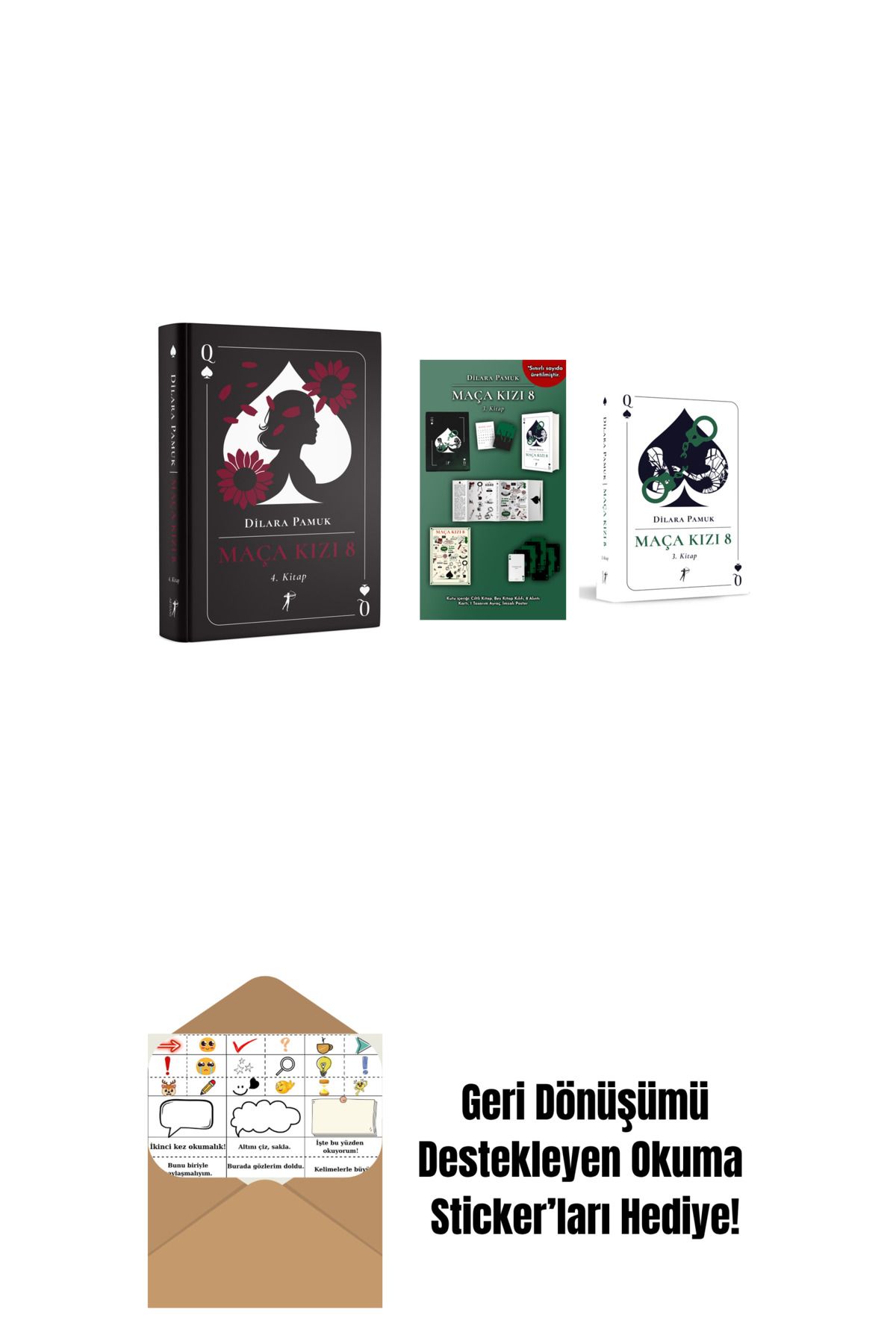 Artemis Yayınları Dilara Pamuk 3 Kitap Set + Okuma Sticker'ları