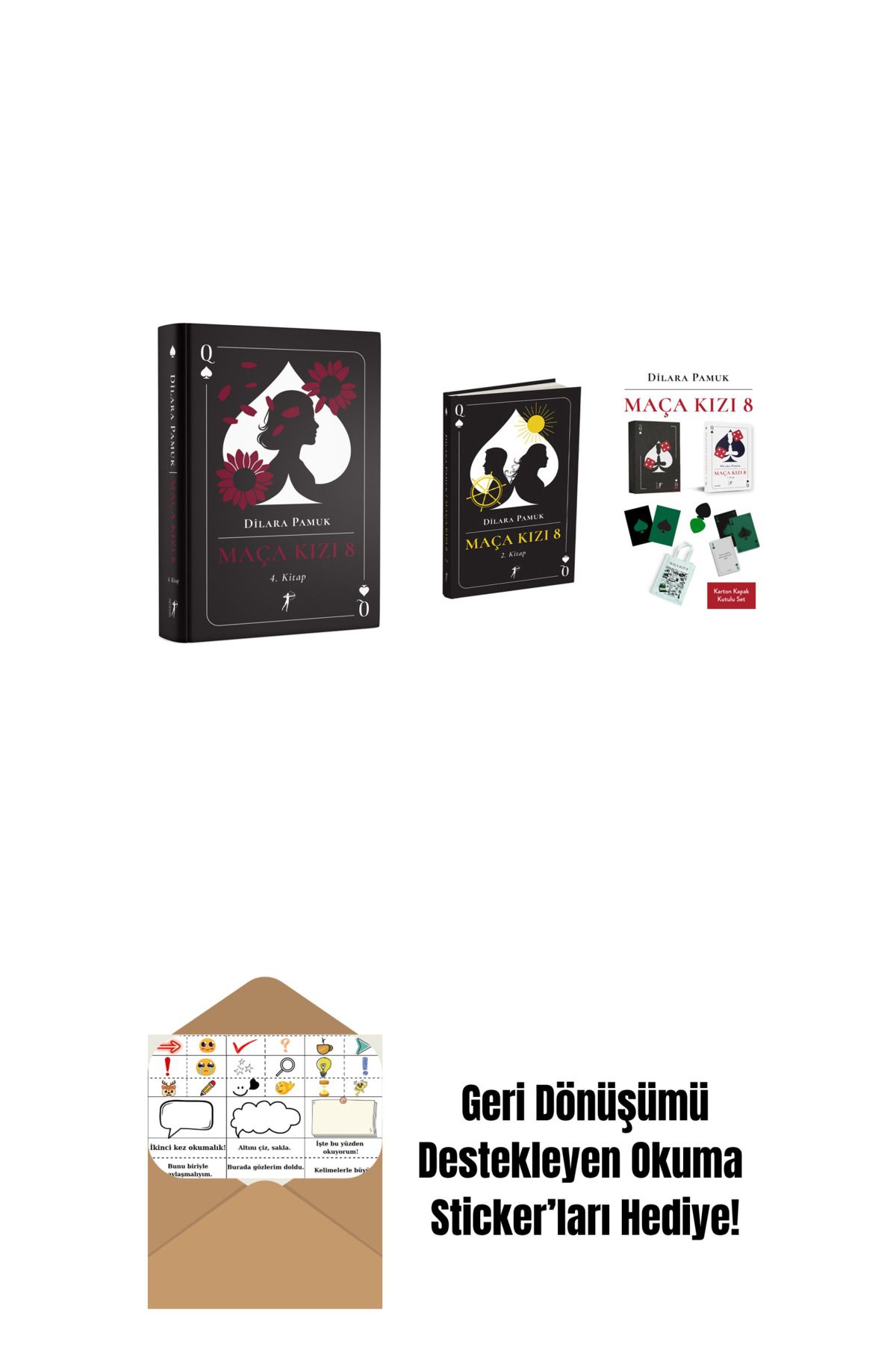Artemis Yayınları Dilara Pamuk 3 Kitap Set + Okuma Sticker'ları