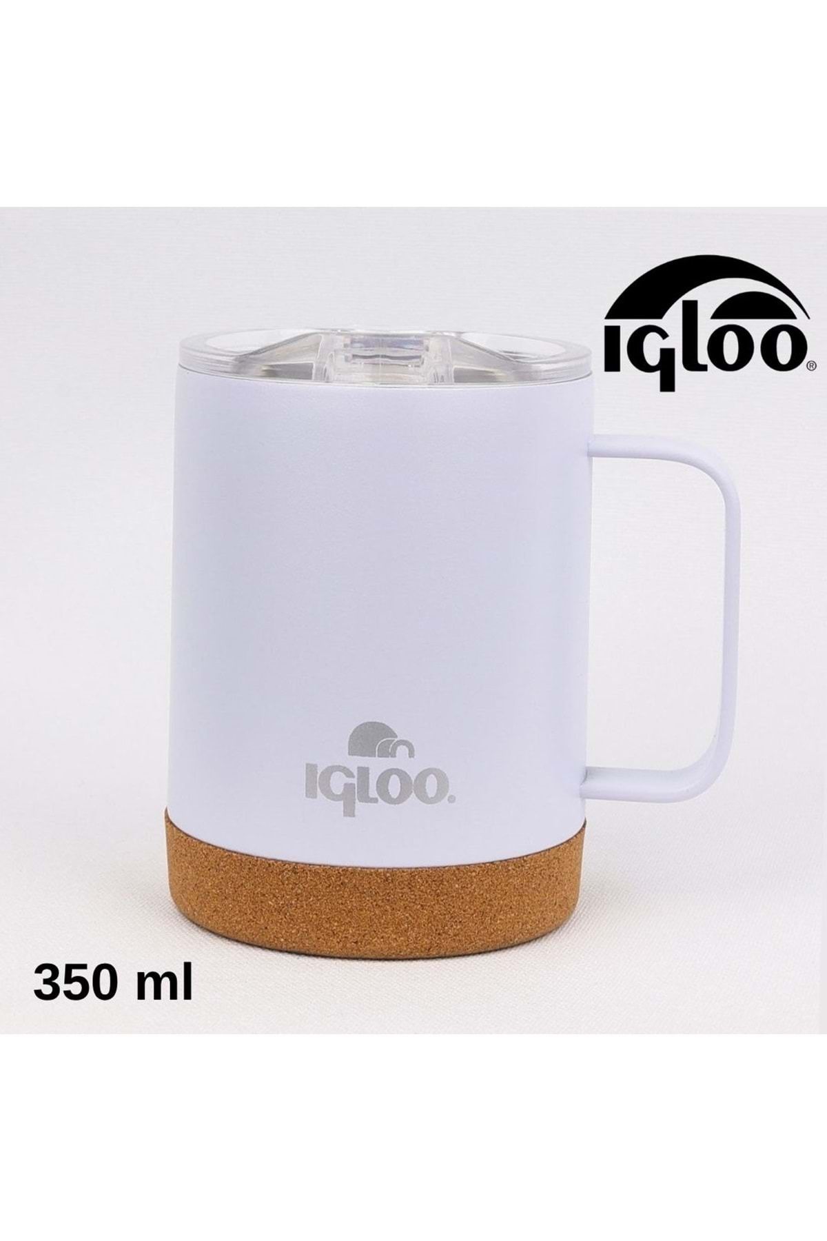 IGLOO Cork Mug 350ml Termos Kupa Bardak Matara BEYAZ